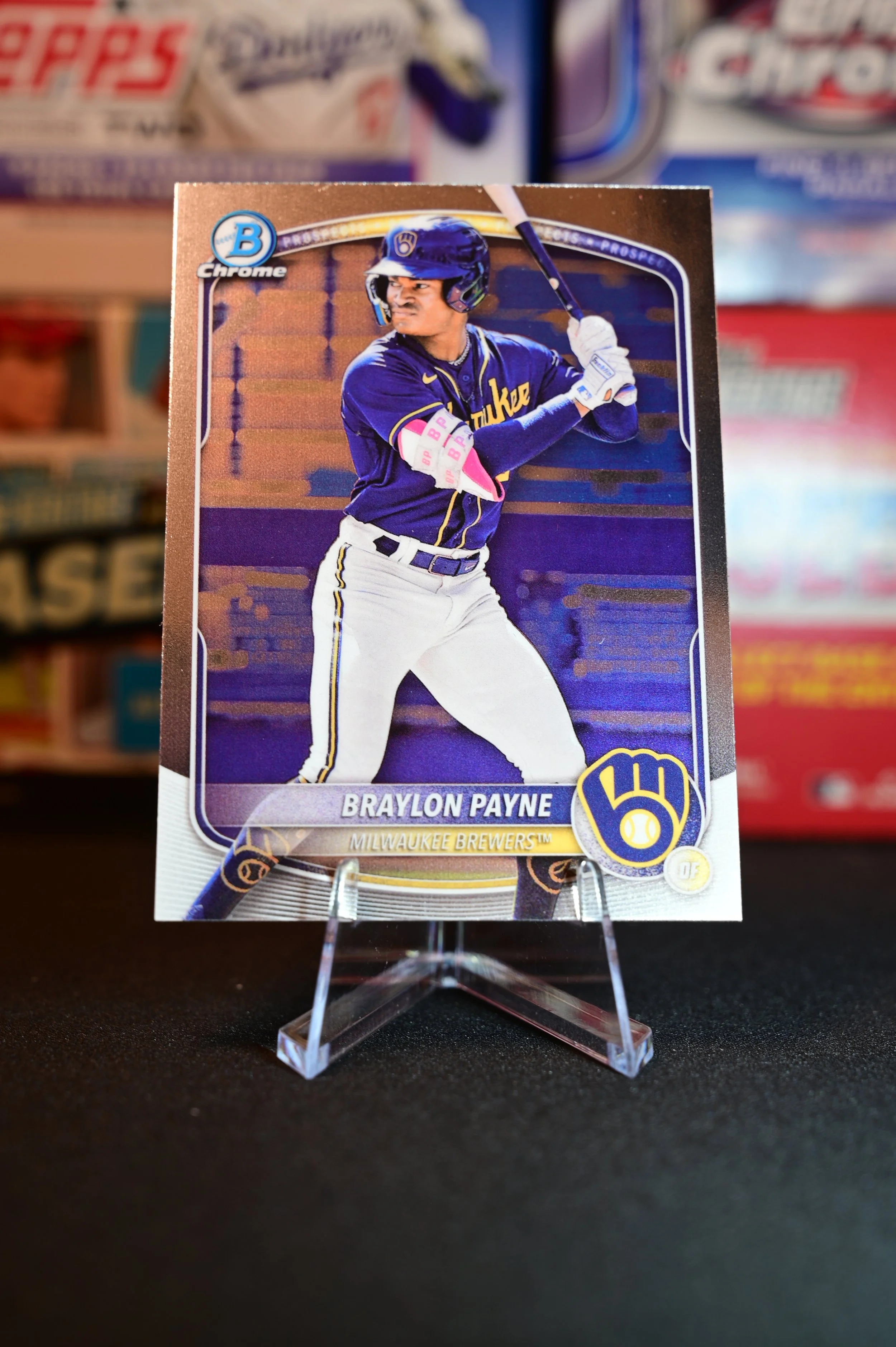 2025 Bowman Chrome - Braylon Payne - base - Milwaukee Brewers