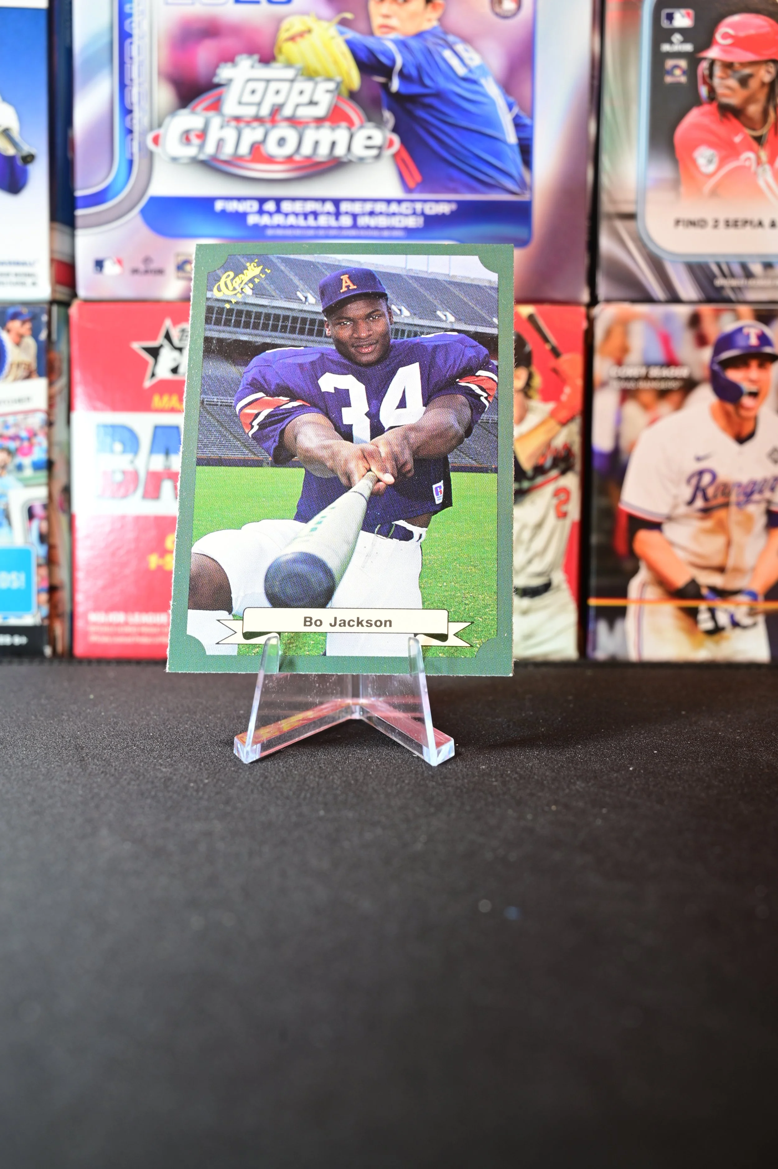 1987 Classic Travel (Green) - Bo Jackson - Kansas City Royals