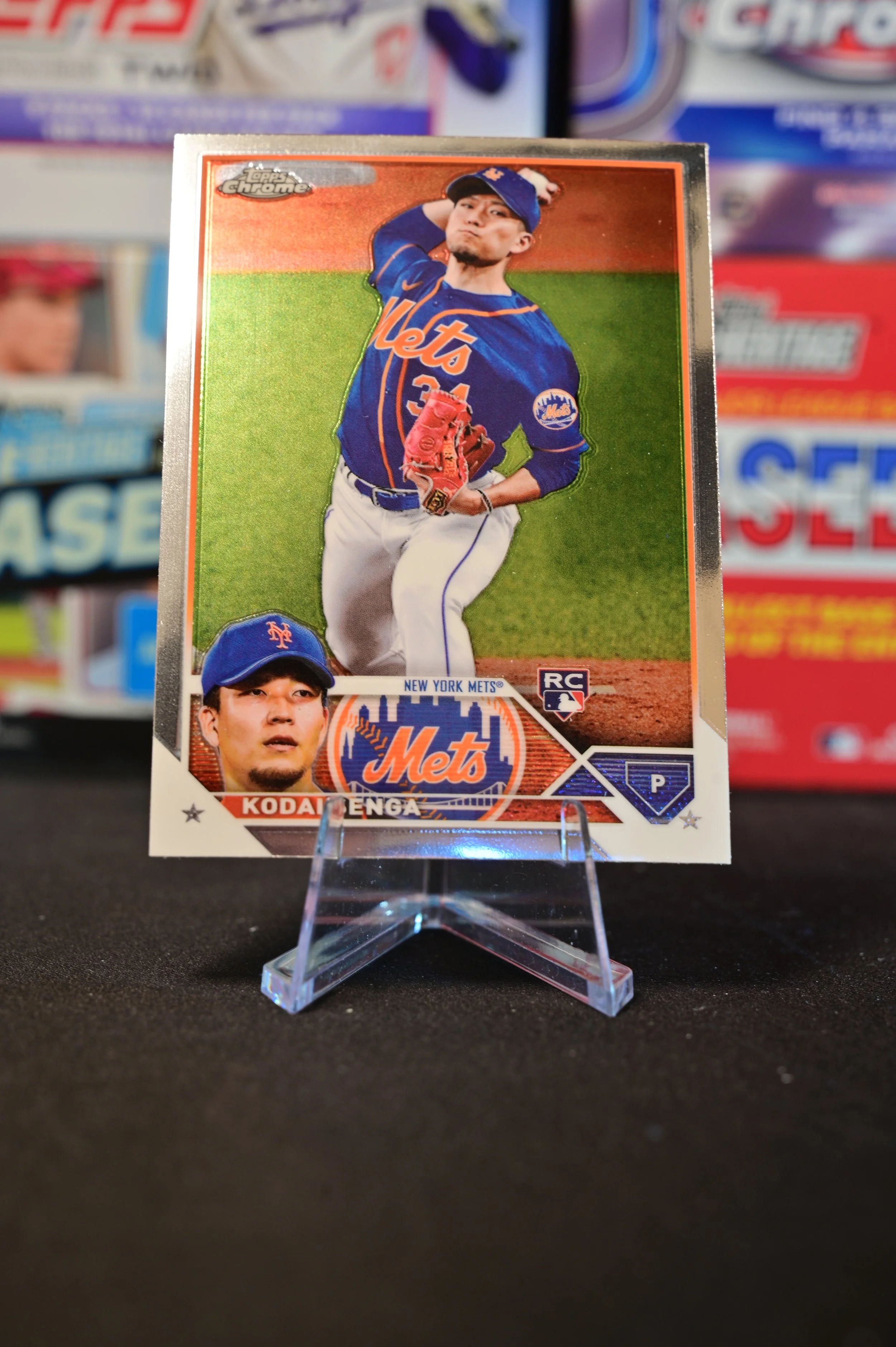 2023 Topps Chrome - Kodai Senga - base - New York Mets - (RC)