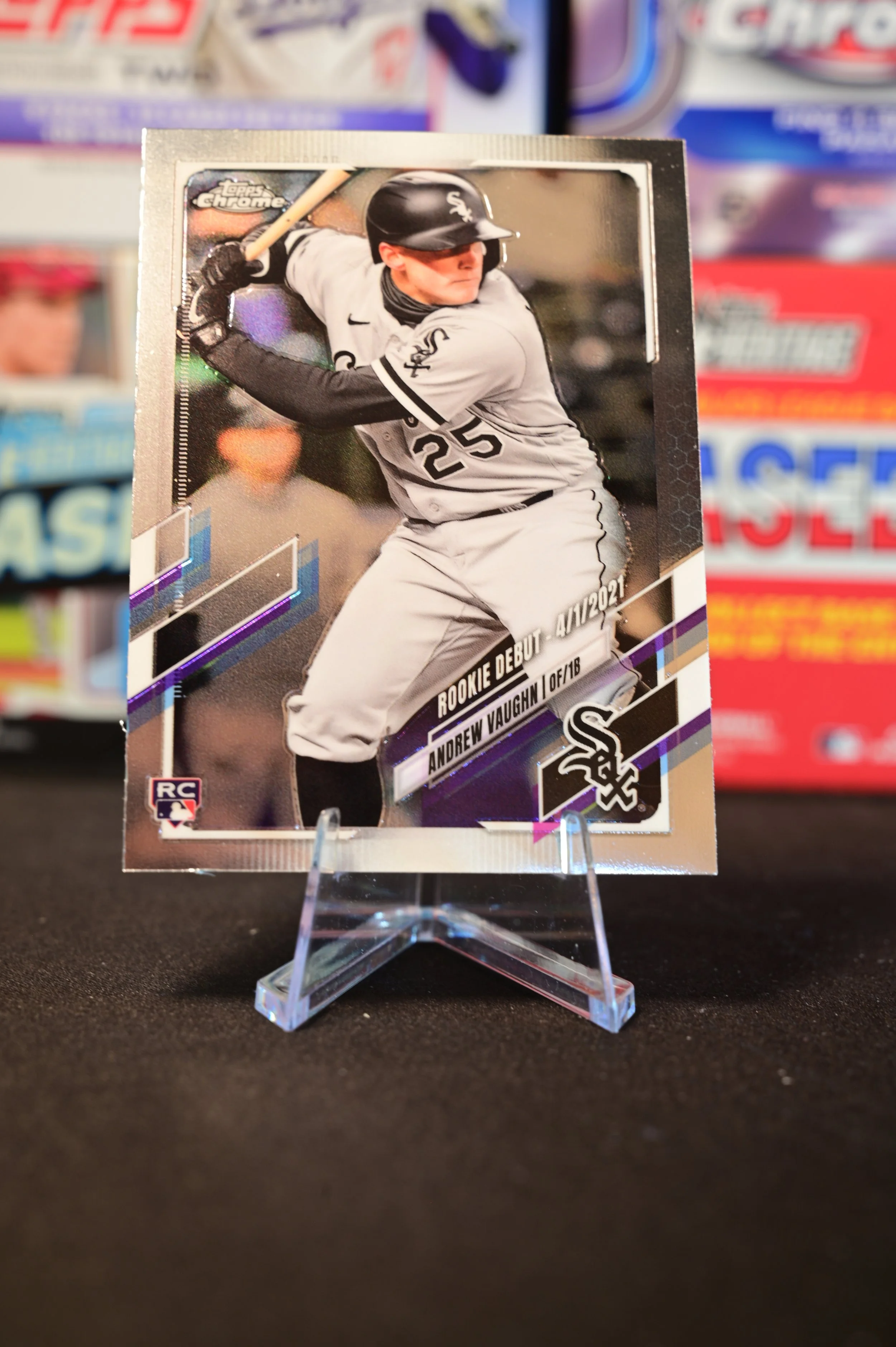 2021 Topps Chrome - Andrew Vaughn - Rookie Debut - Chicago White Sox - (RC)