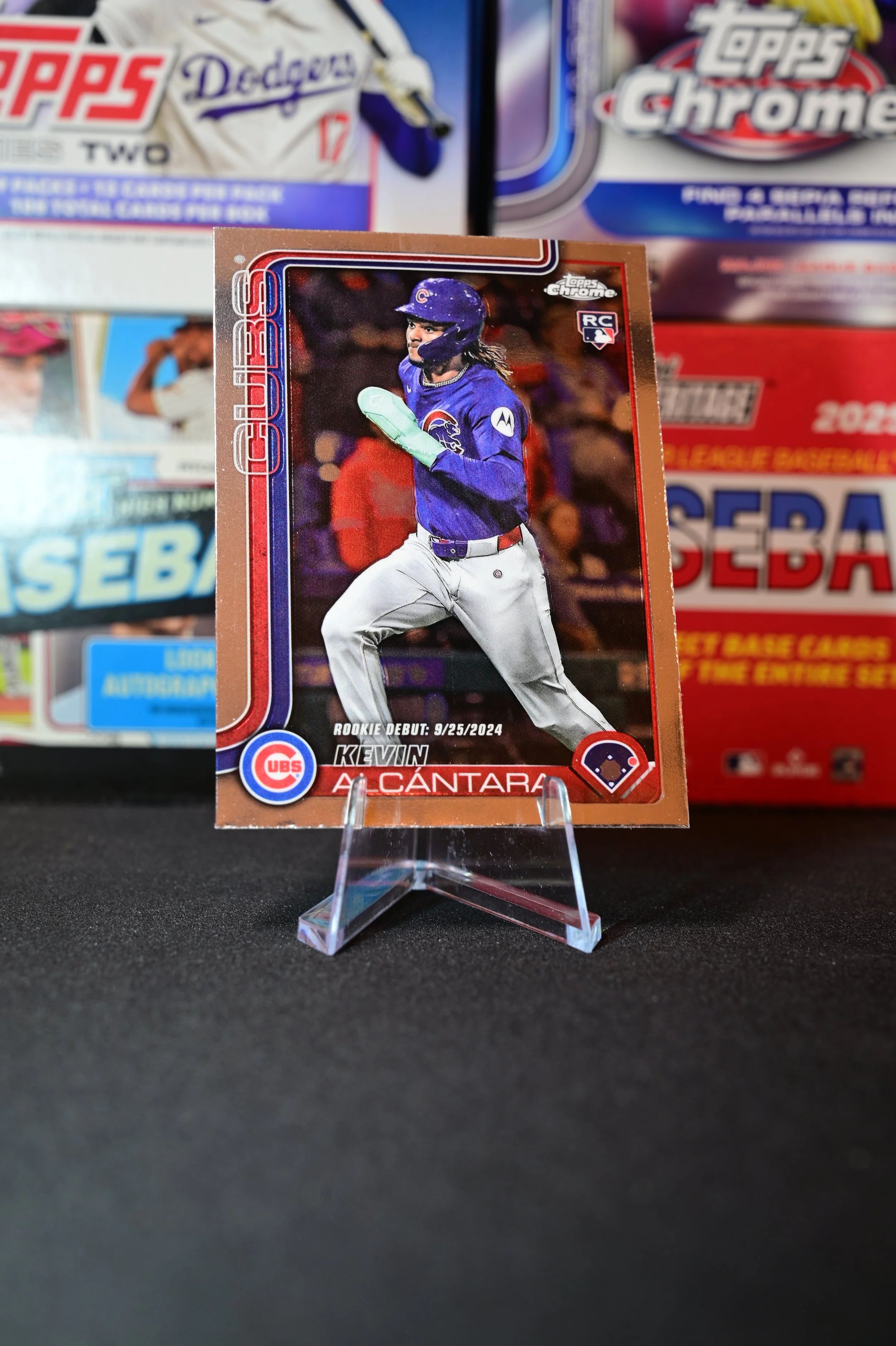 2025 Topps Chrome - Kevin Alcantara - Rookie Debut - Chicago Cubs - (RC)