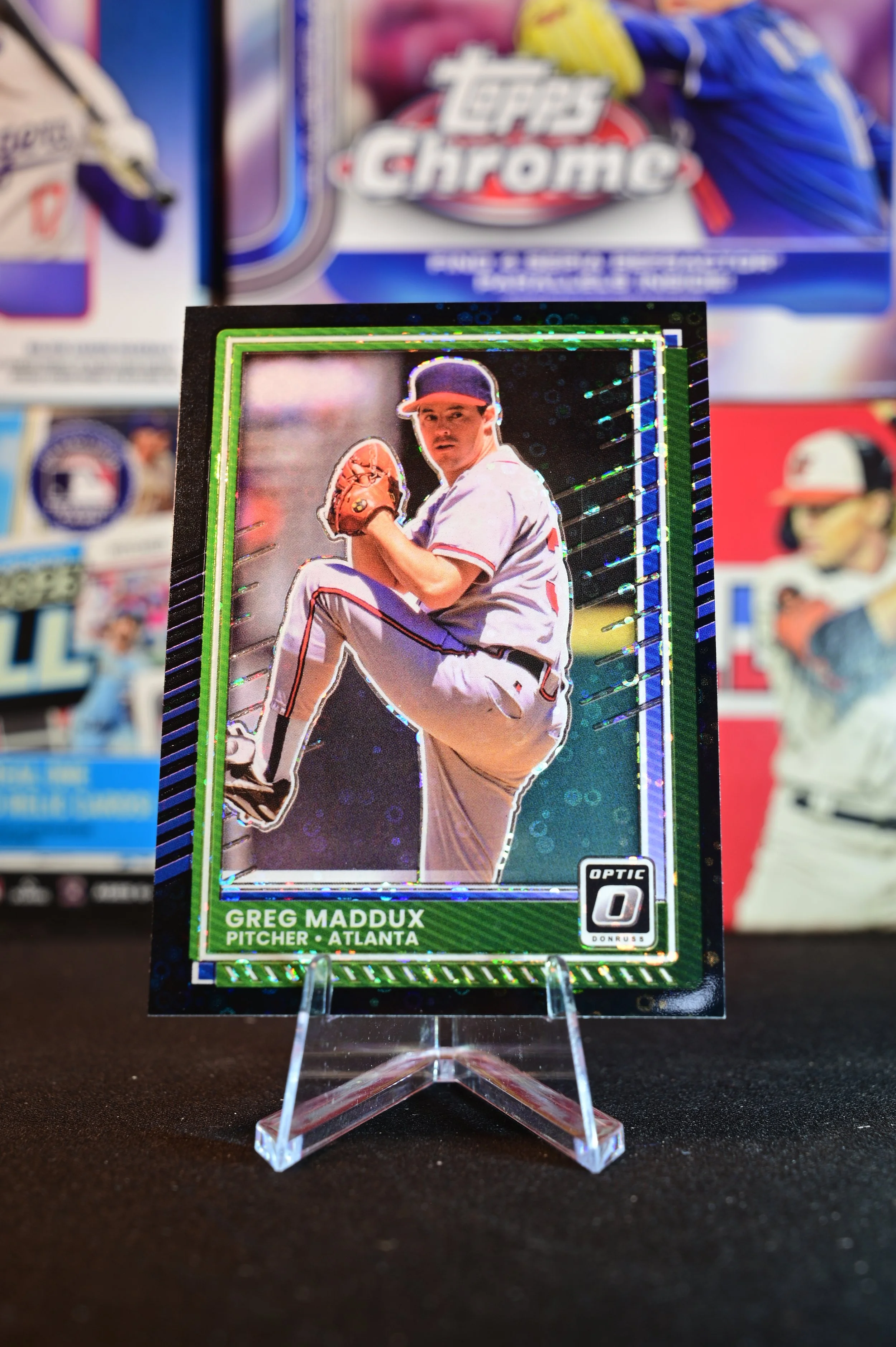 2025 Donruss - Greg Madduz - Optic Black Donut Parallel - Atlanta Braves