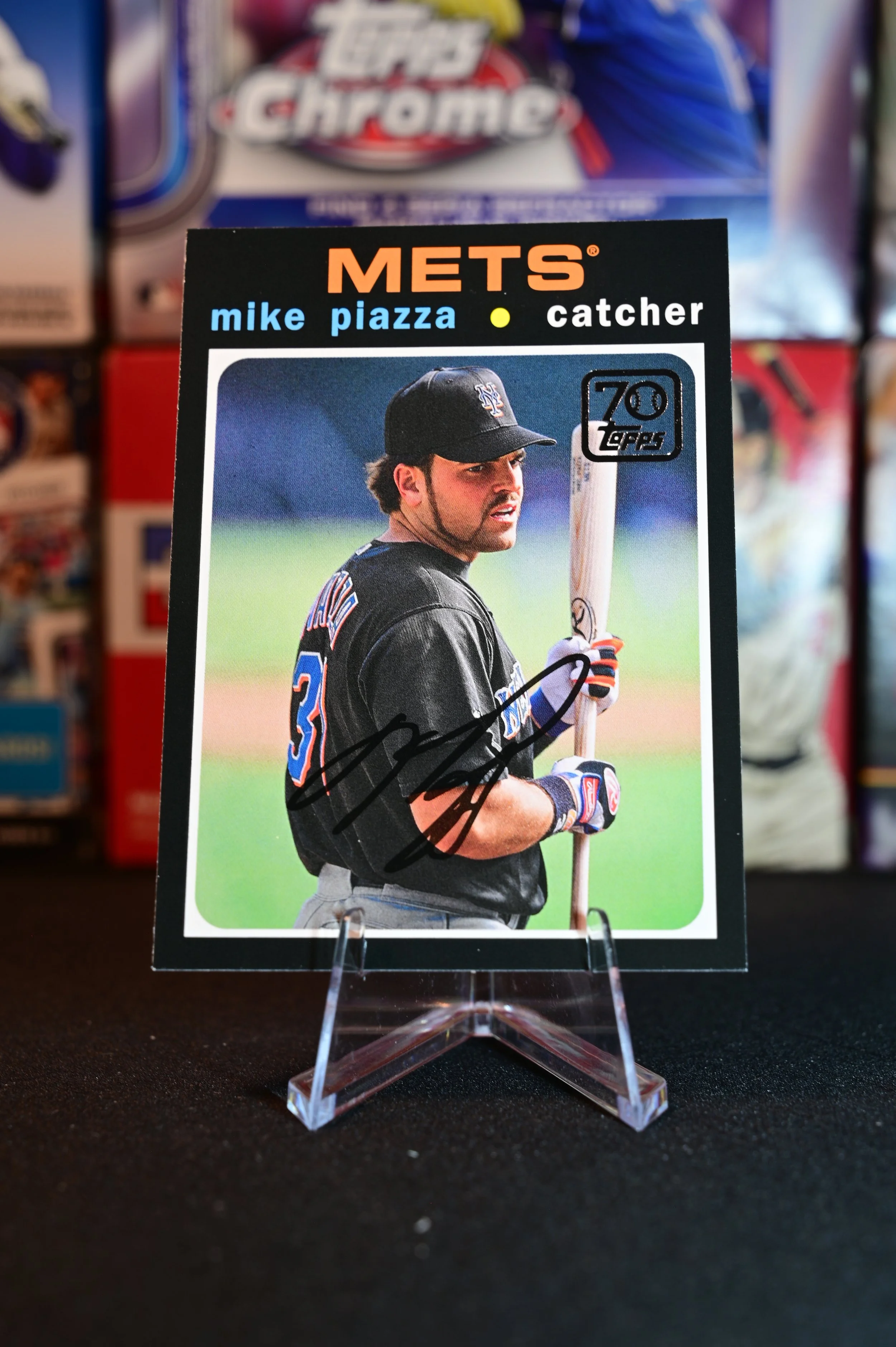 2021 Topps - Mike Piazza - 1970 Design Insert - New York Mets