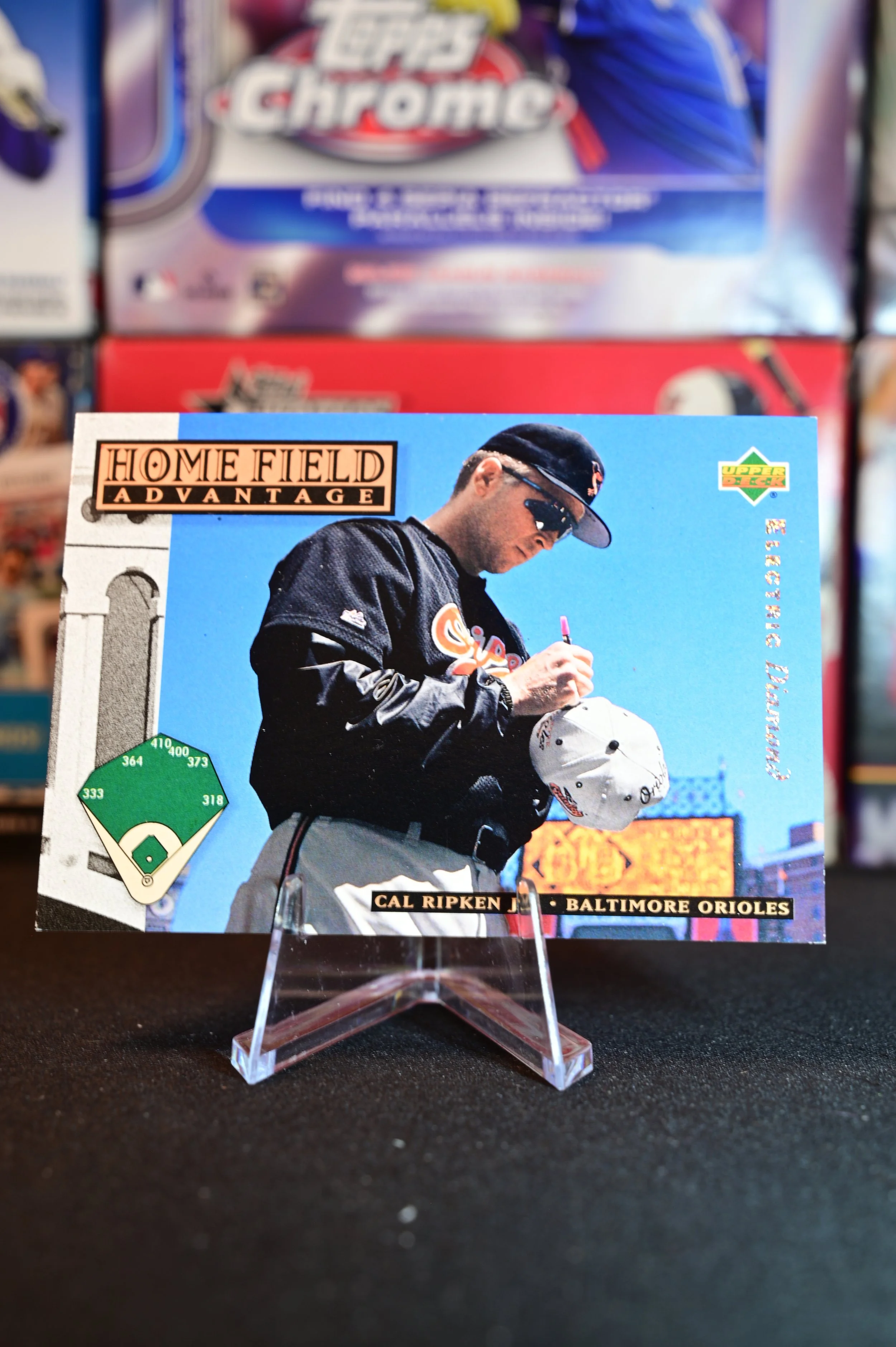 1994 Upper Deck  - Cal Ripken Jr - Home Field Advantage Electric Diamond Parallel - Baltimore Orioles