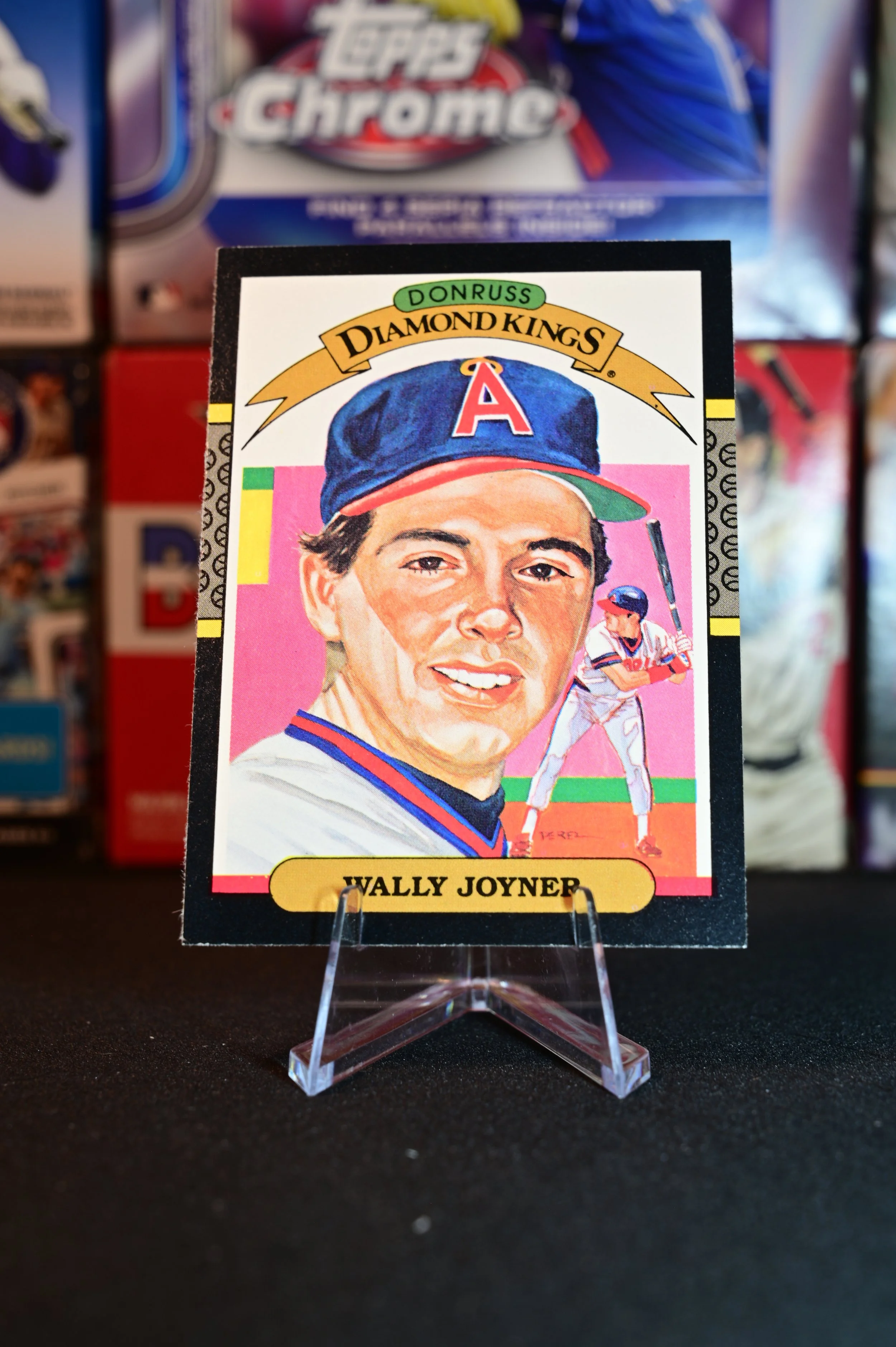 1987 Donruss - Wally Joyner - Diamond Kings Insert - Los Angeles Angels - (RC)