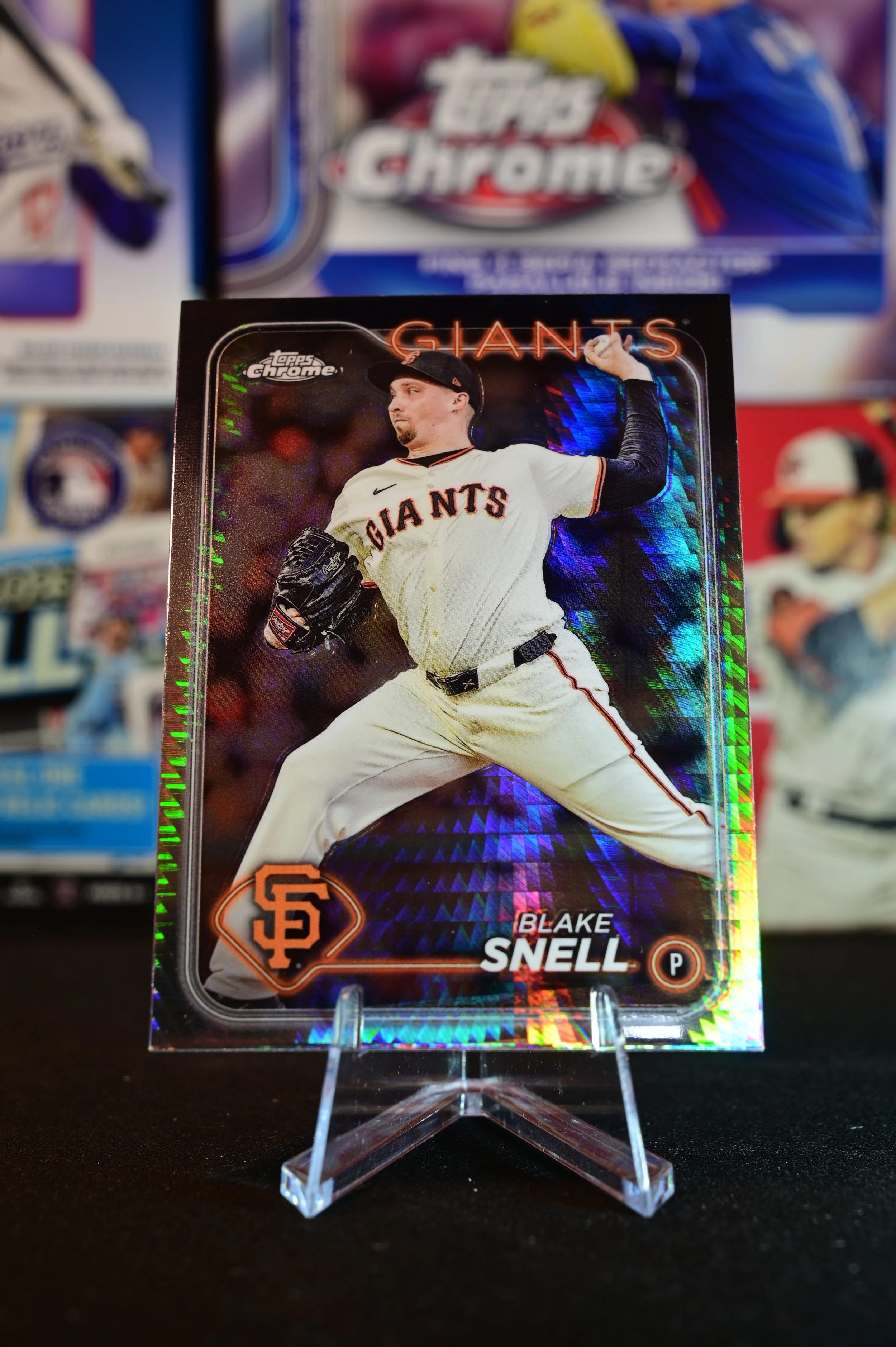 2024 Topps Chrome - Blake Snell - Prismatic Refractor - San Francisco Giants