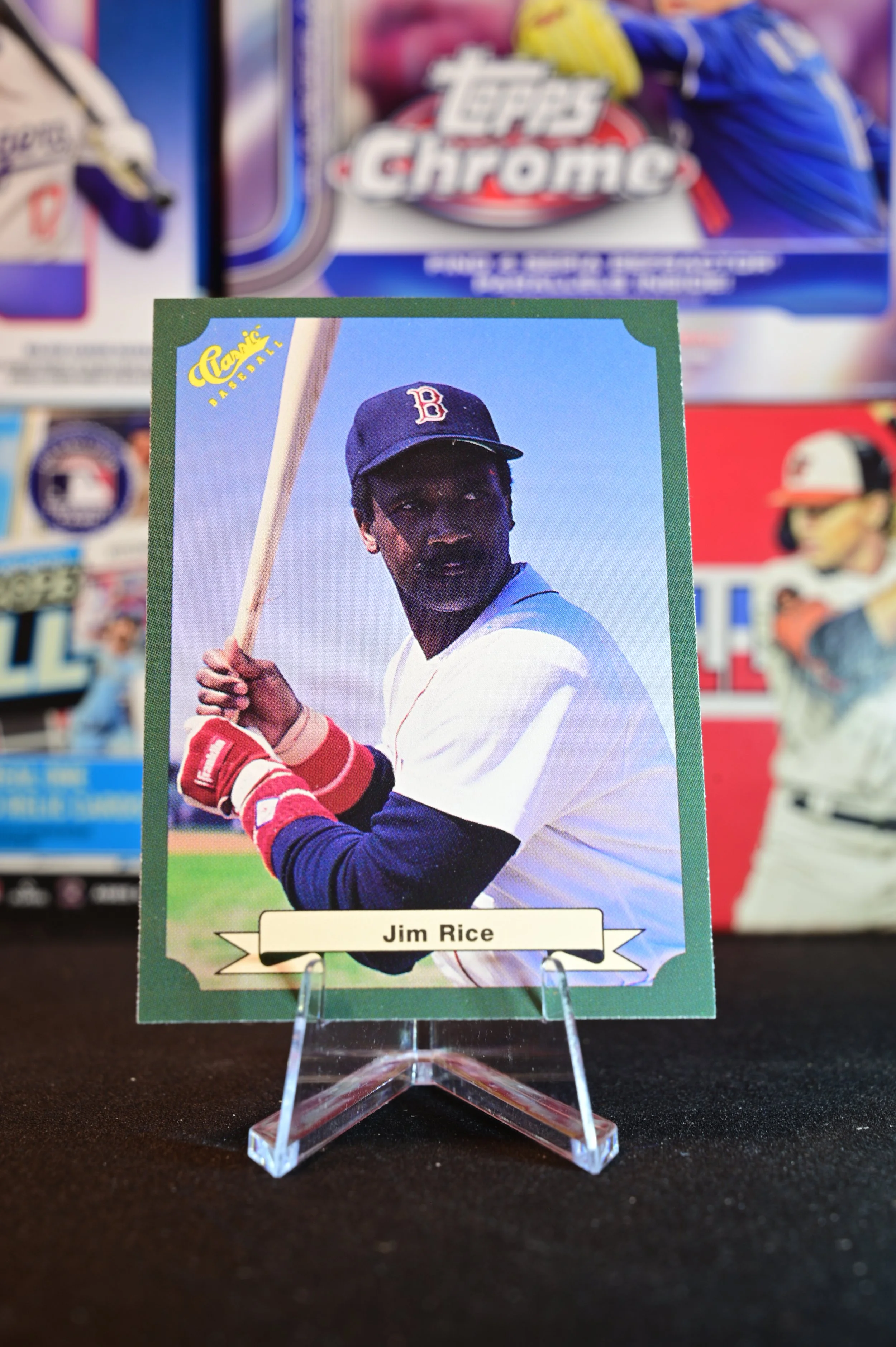 1987 Classic Green - Jim Rice - base - Boston Red Sox