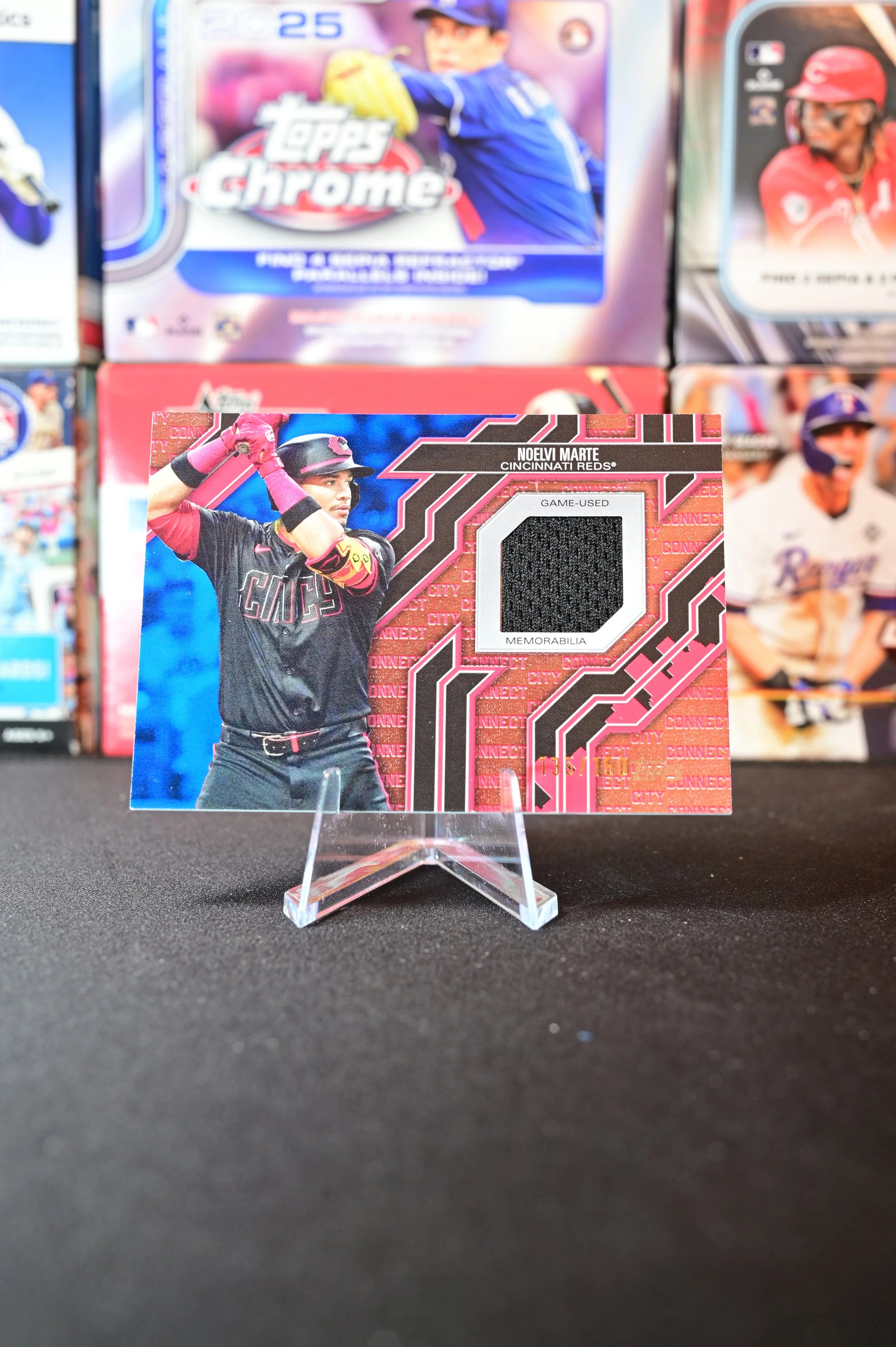 2025 Topps - Noelvi Marte - City Connect Patch Relic /150 - Cincinnati Reds