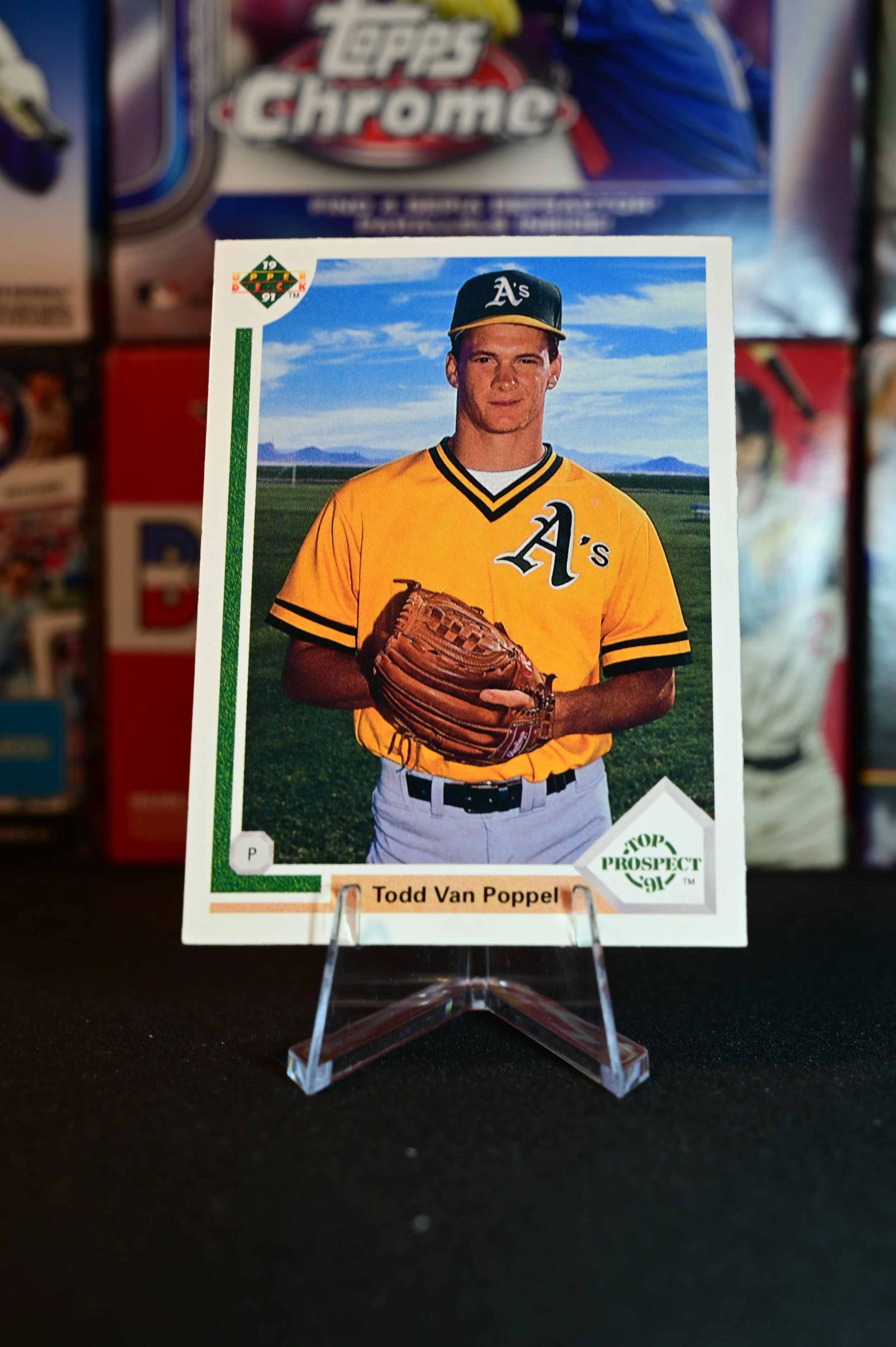1991 Upper Deck - Todd Van Poppel - Top Prospect - Oakland Athletics - (RC)