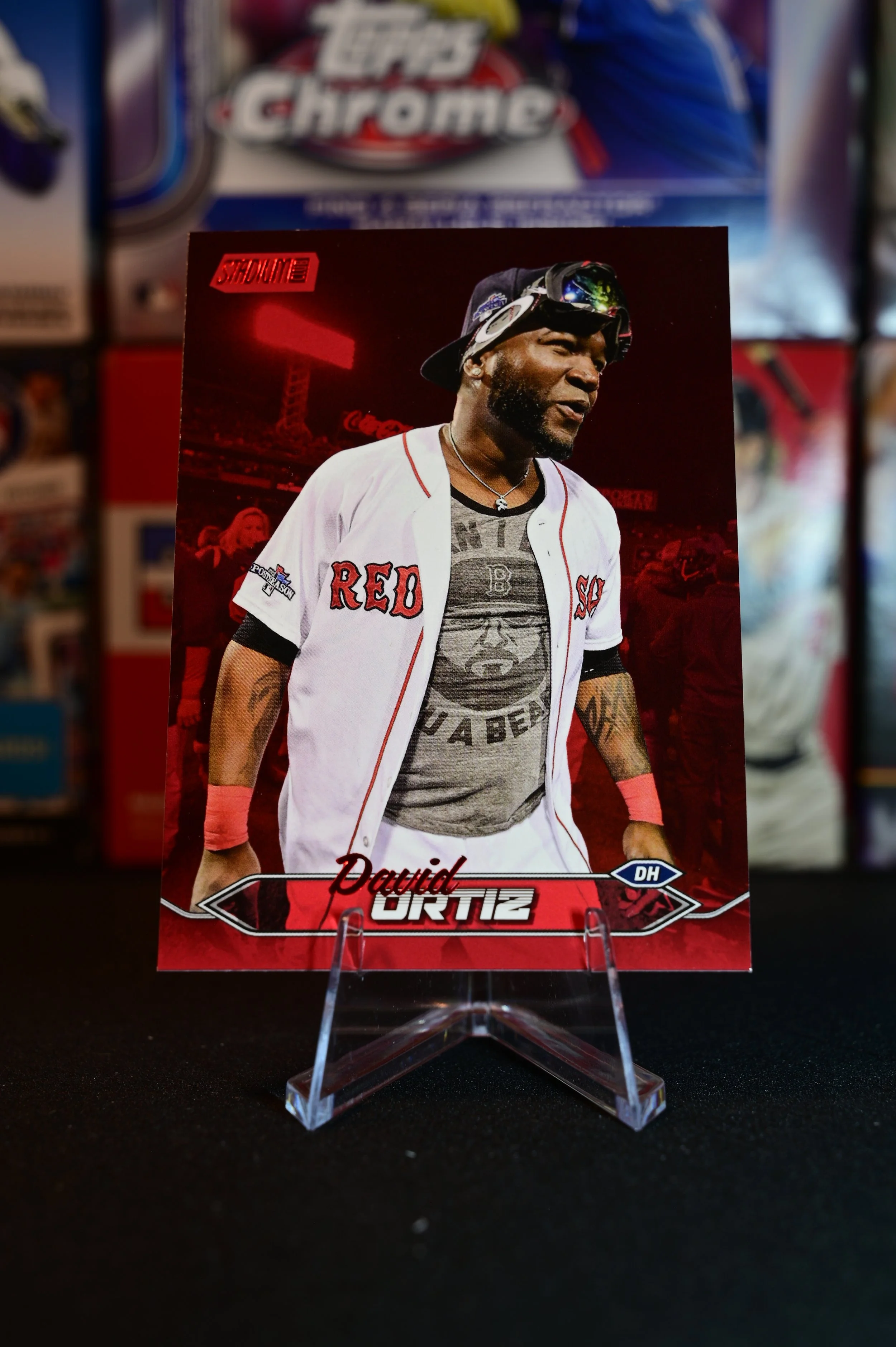 2024 Stadium Club - David Ortiz - Red Parallel - Boston Red Sox