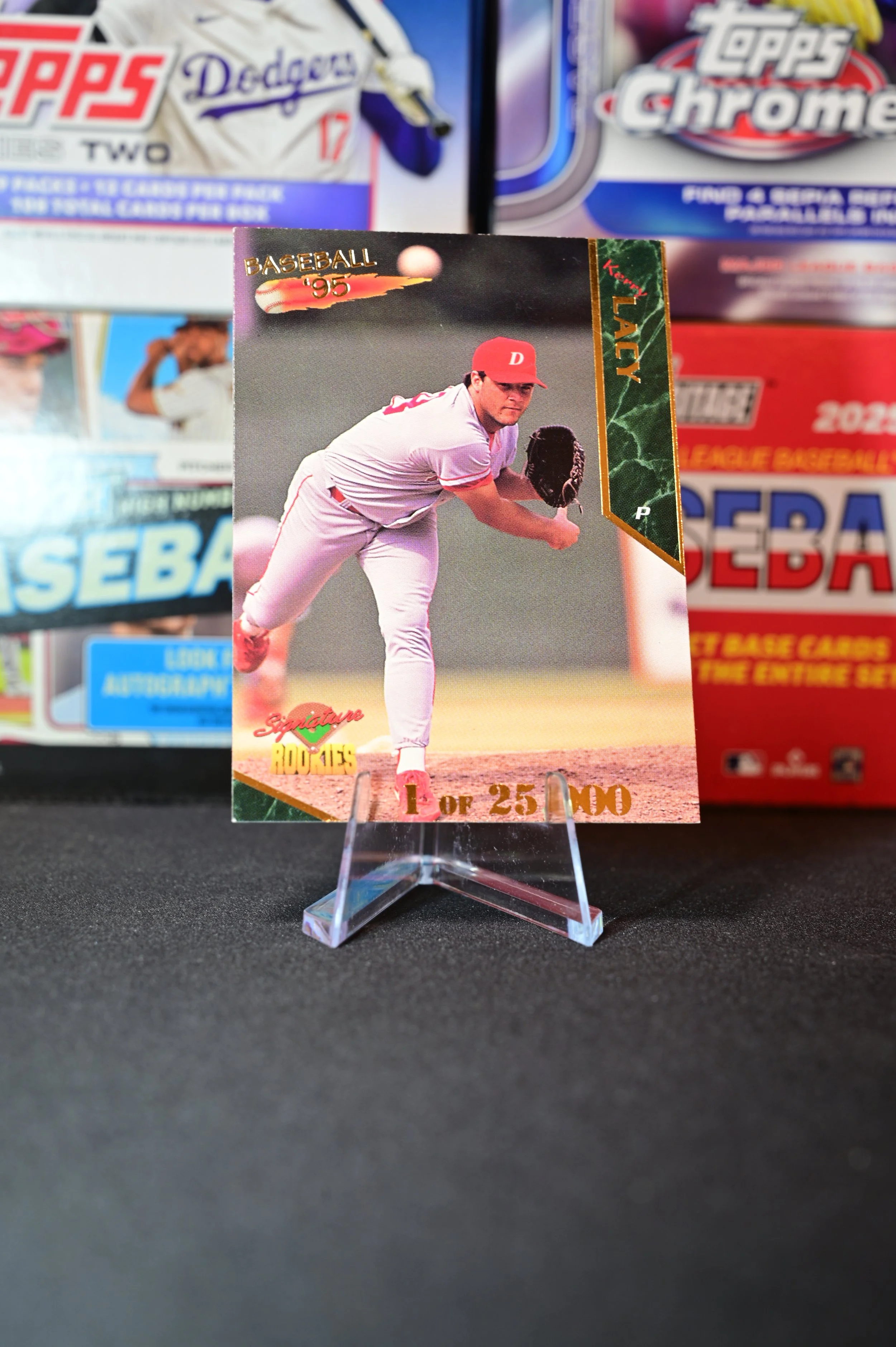 1995 Signature Rookies - Kerry Lacey - base - /25000 - Texas Rangers