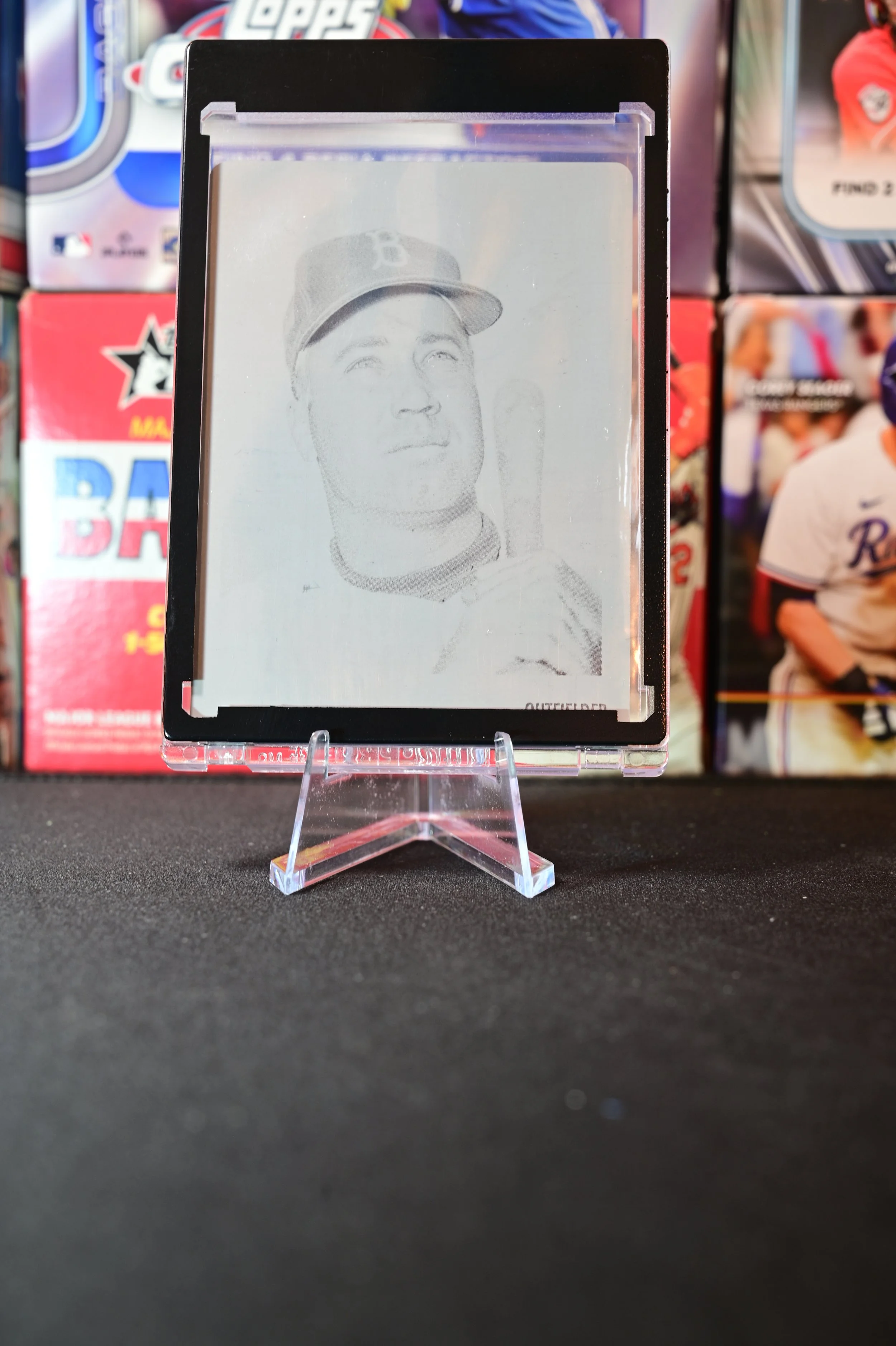 2024 Topps Archives - Duke Snider - 1/1 Black Printing Plate - Los Angeles Dodgers