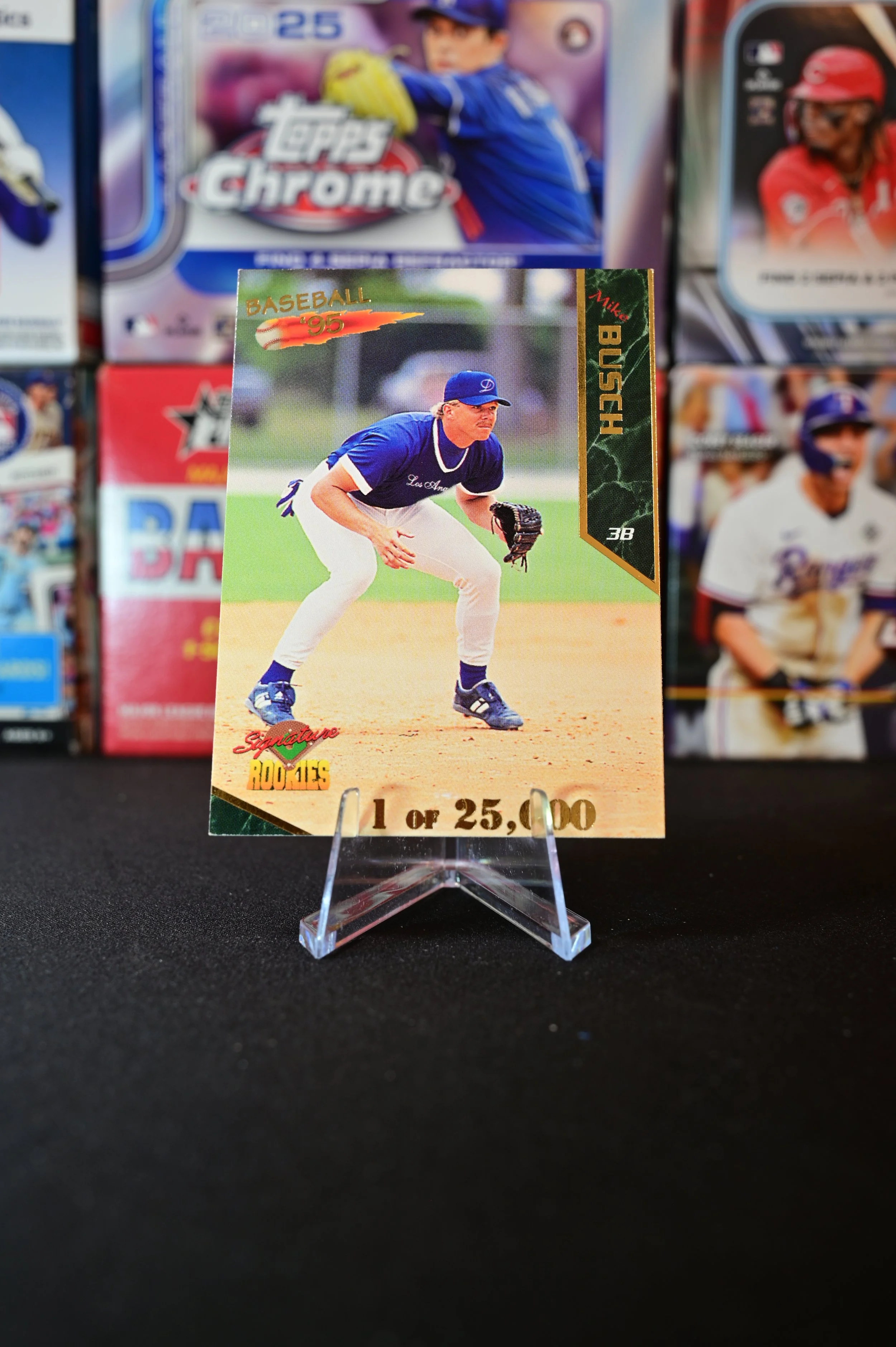 1995 Signature Rookies - Mike Busch - base - /25000 - Los Angeles Dodgers