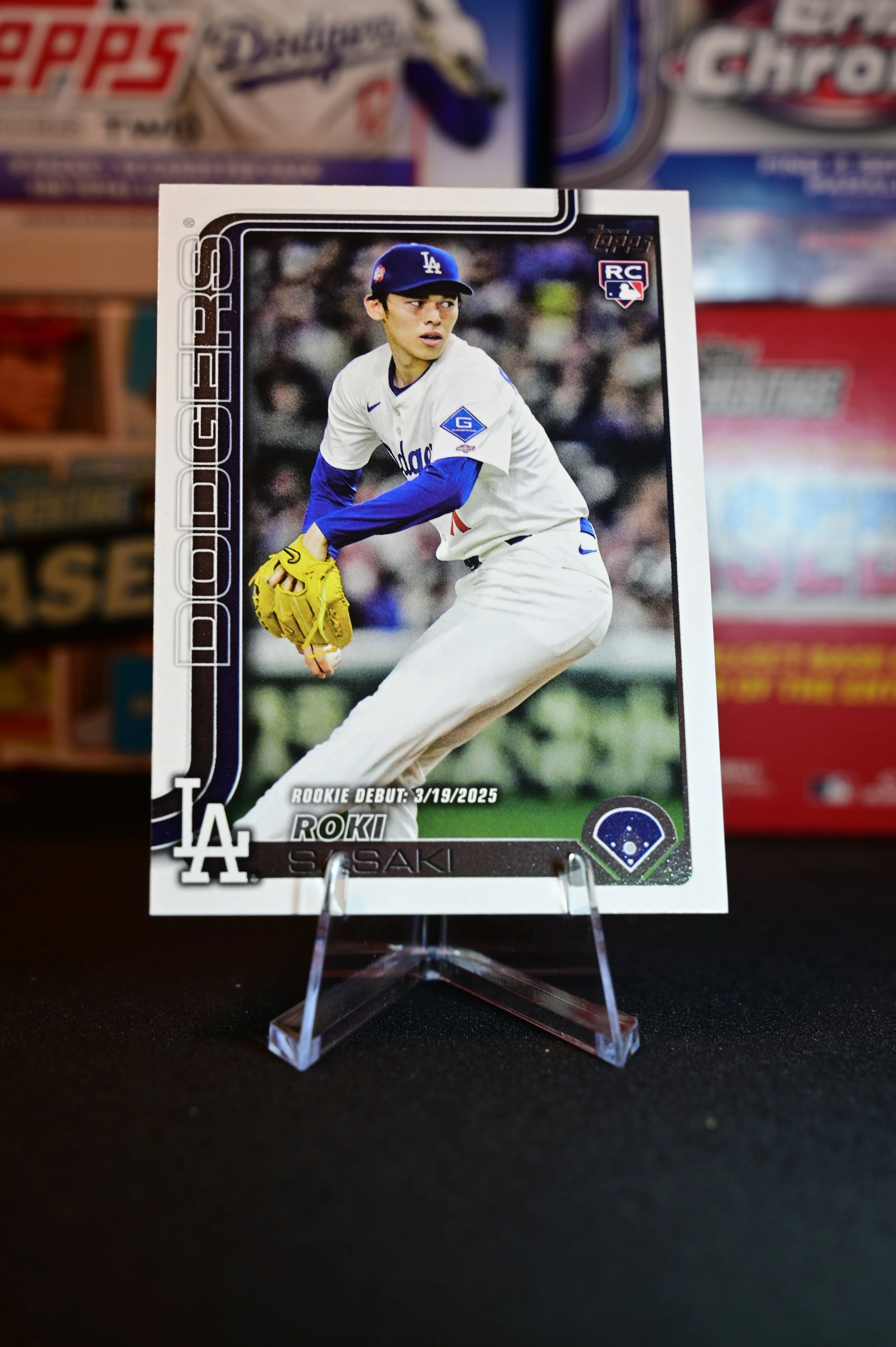 2025 Topps - Roki Sasaki - Rookie Debut - Los Angeles Dodgers - (RC)