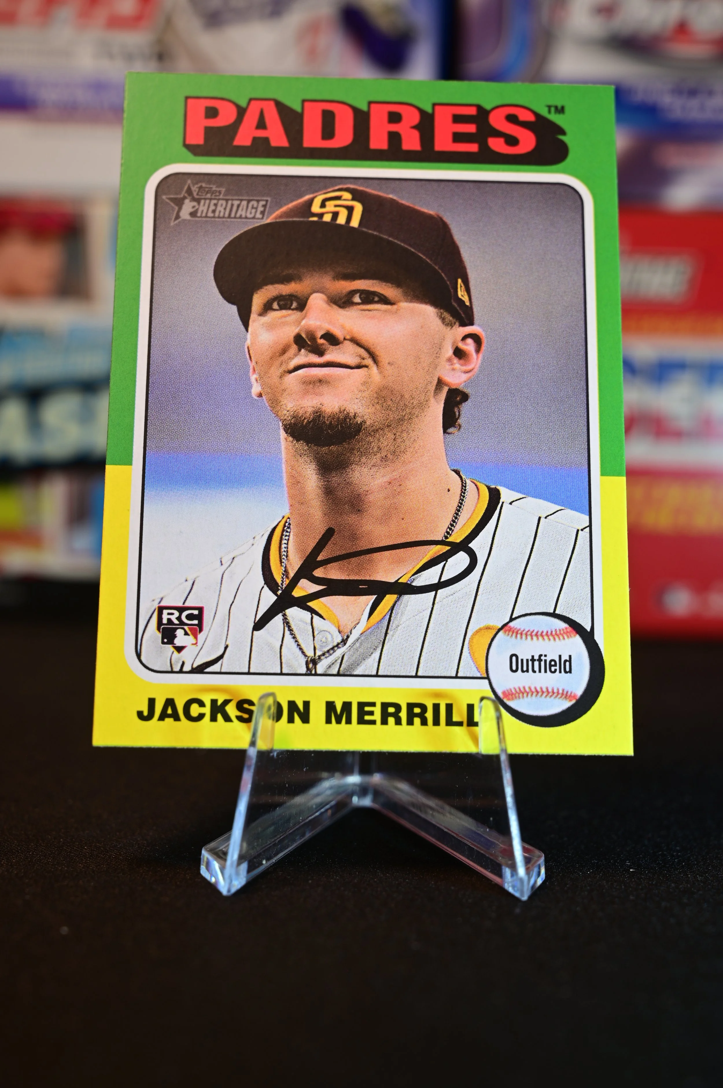 2024 Topps Heritage - Jackson Merrill - base - San Diego Padres - (RC)
