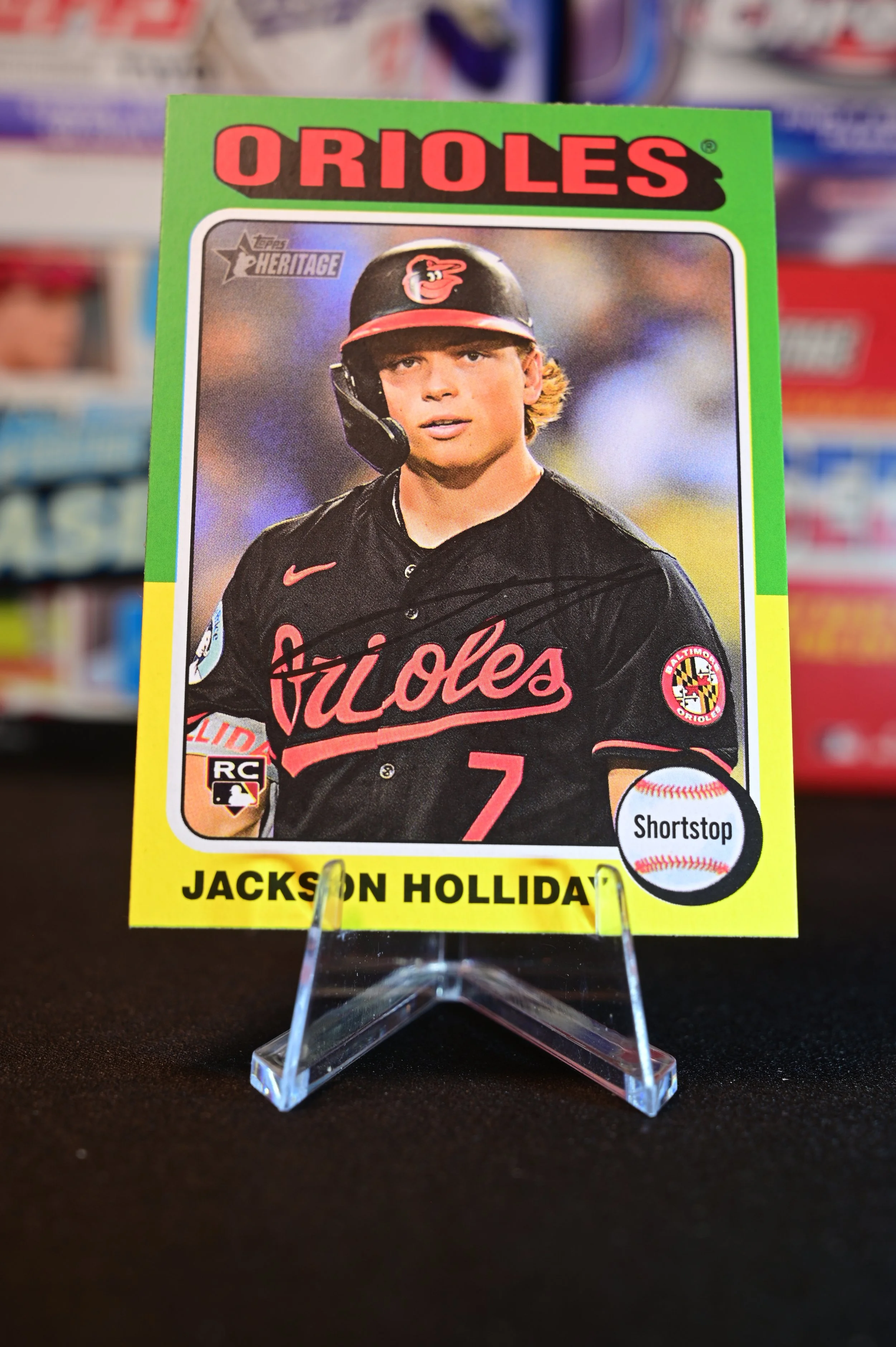 2024 Topps Heritage - Jackson Holliday - base - Baltimore Orioles - (RC)