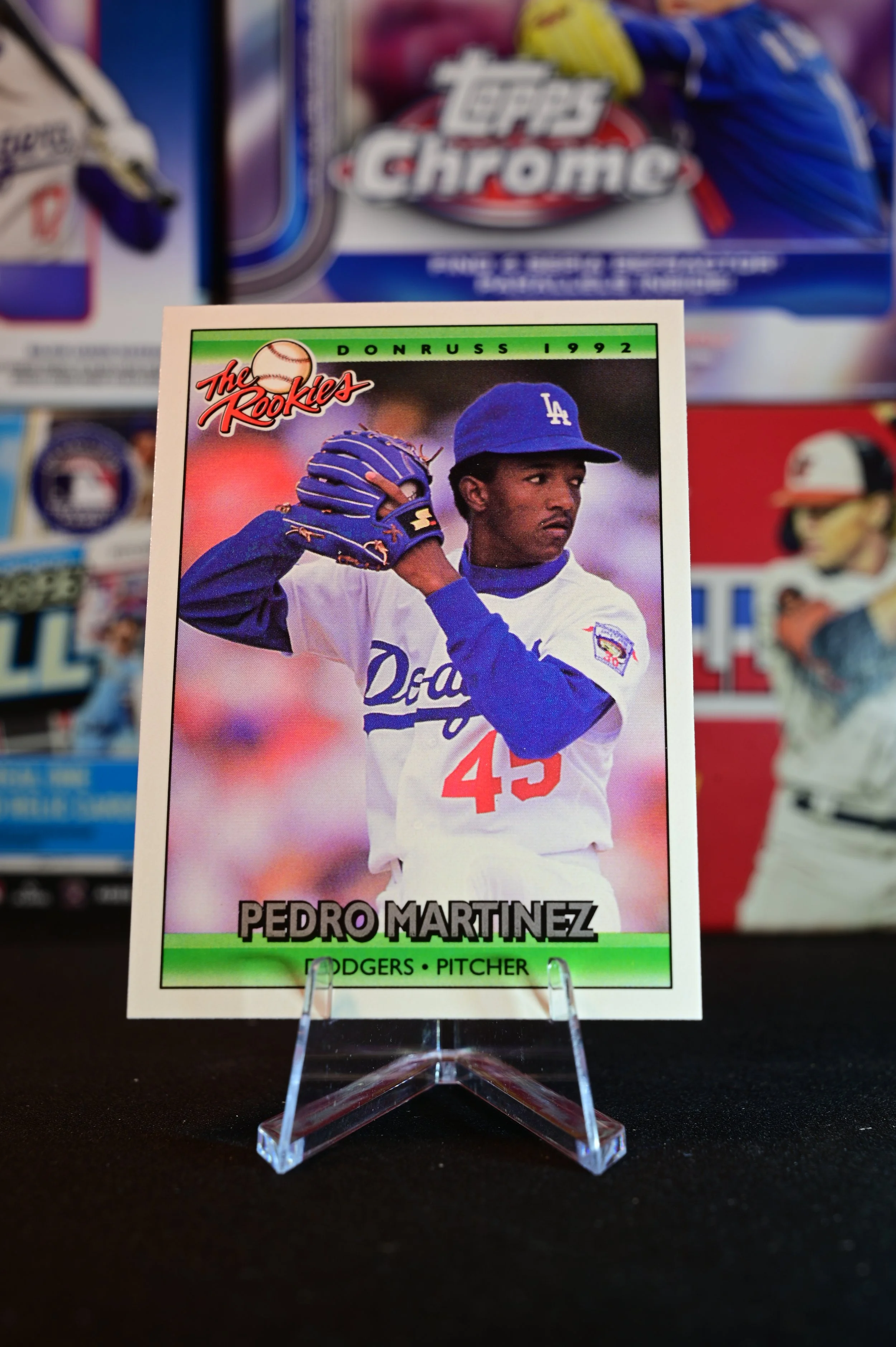 1992 Donruss The Rookies - Pedro Martinez - base - Los Angeles Dodgers