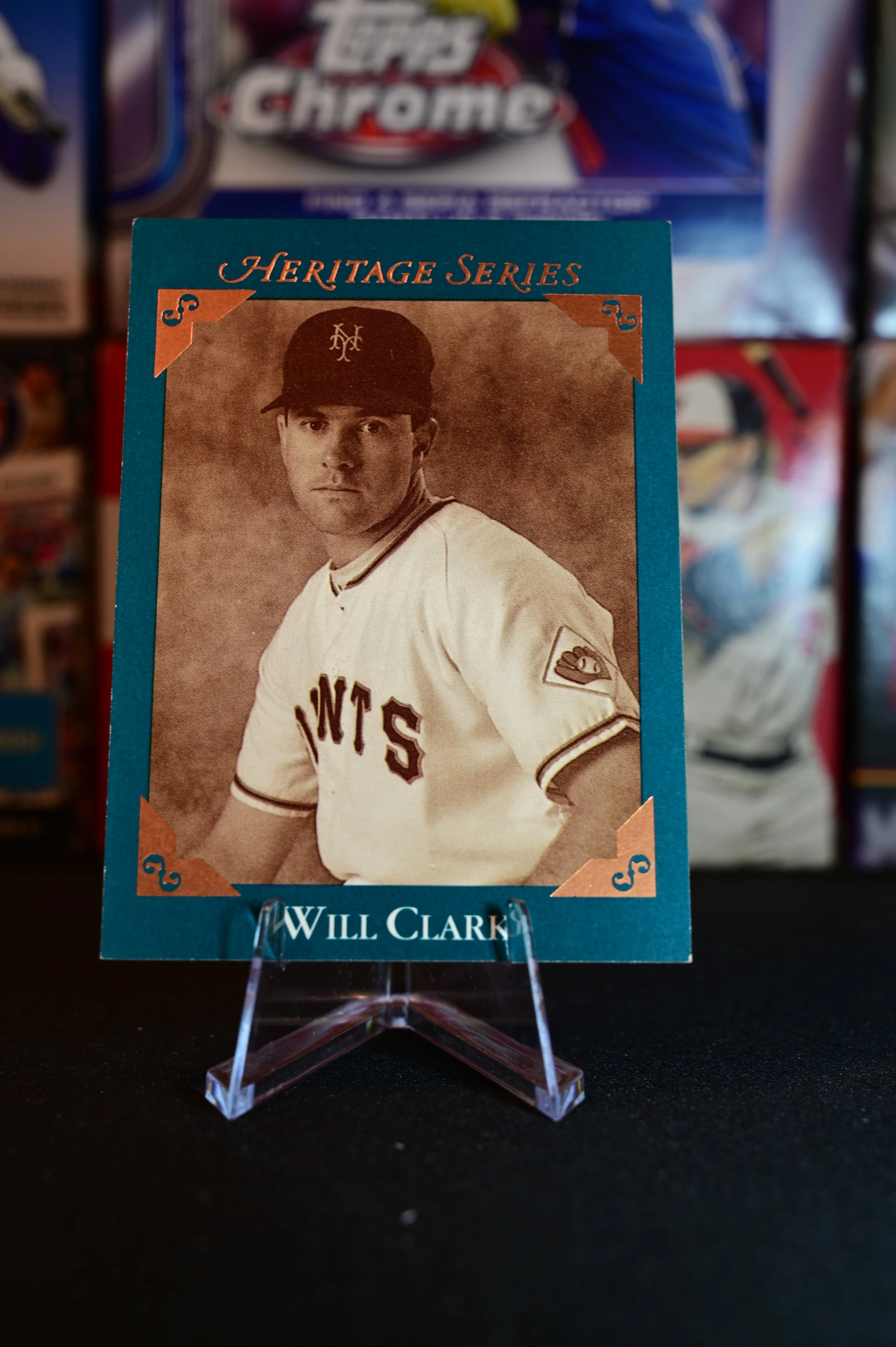 1992 Leaf Studio - Will Clark - Heritage Series Insert - San Francisco Giants