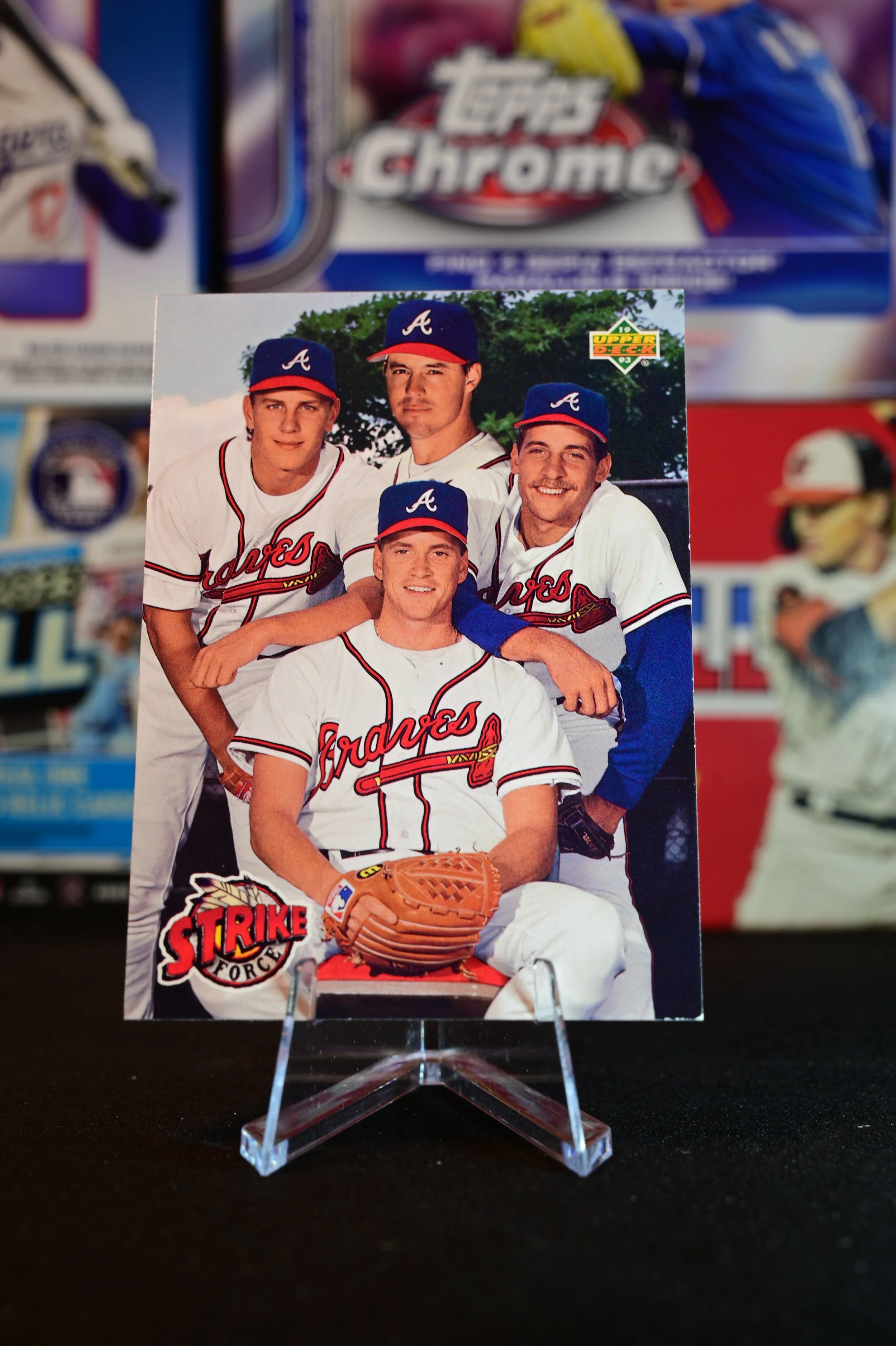 1993 Upper Deck - Greg Maddux Steve Avery John Smoltz Tom Glavine - Team Stars Insert - Atlanta Braves