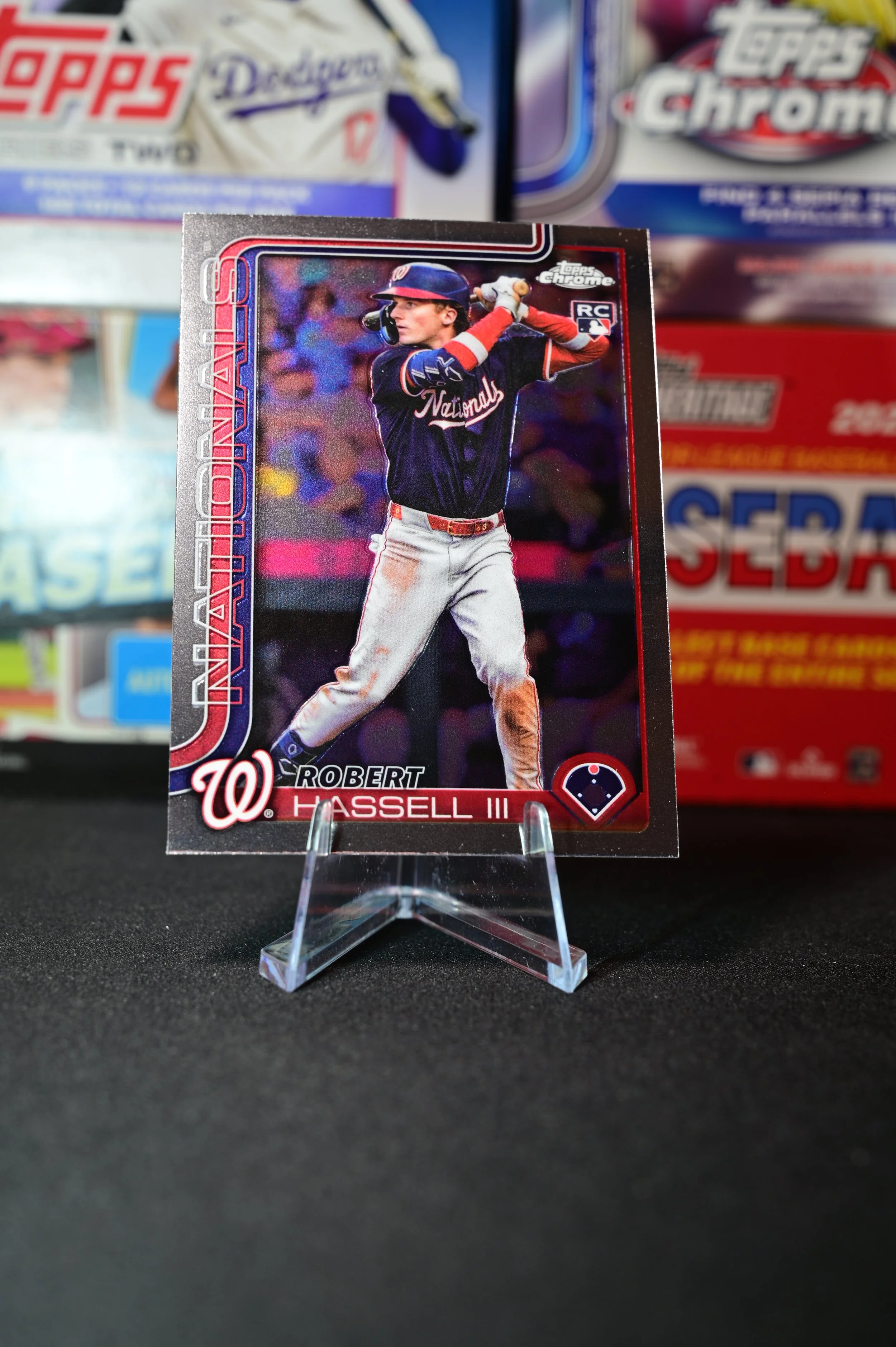 2025 Topps Chrome - Robert Hassell III - Washington Nationals - (RC)