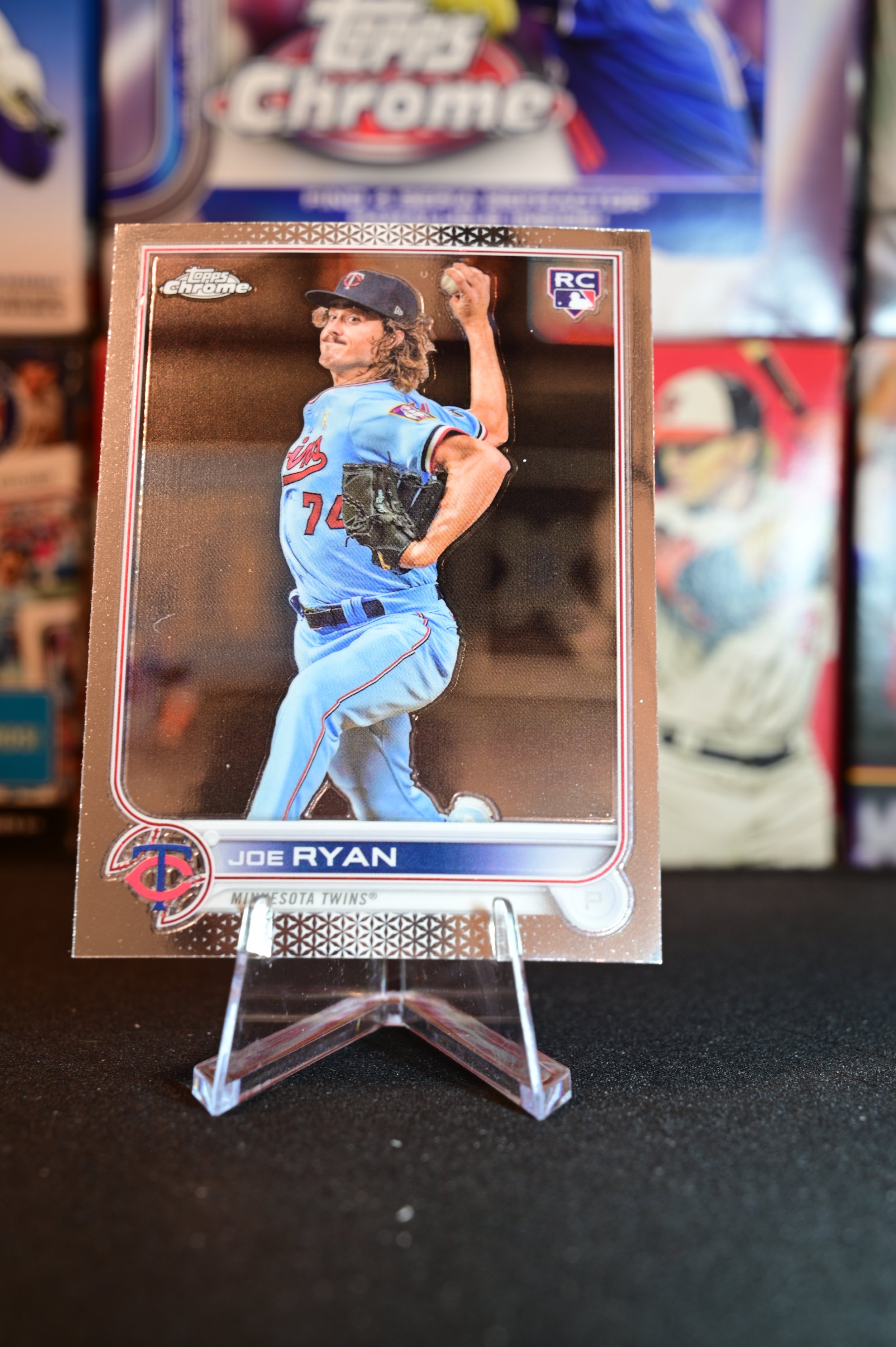 2022 Topps Chrome - Joe Ryan - base - Minnesota Twins - (RC)