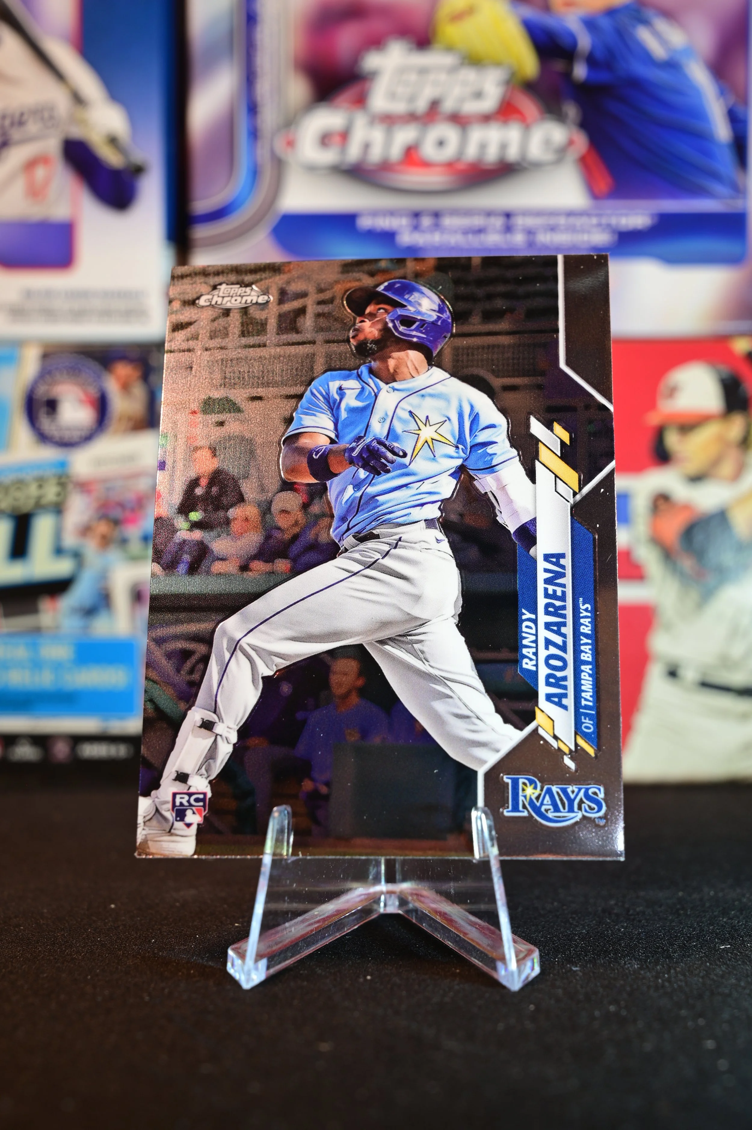 2020 Topps Chrome - Randy Arozarena - base - Tampa Bay Rays - (RC)