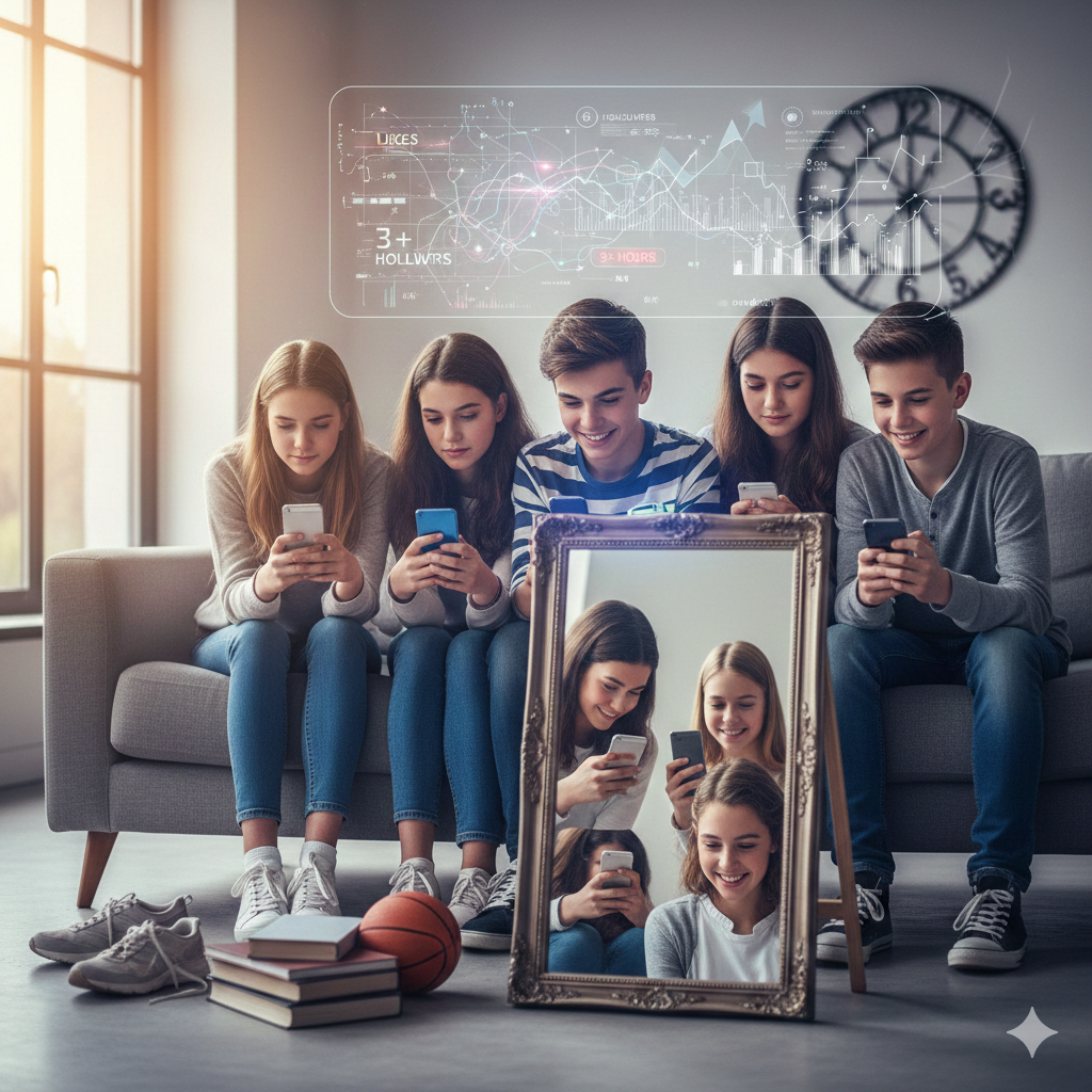 The Digital Mirror: Navigating the Complex Effects of Social Media on Modern Youth