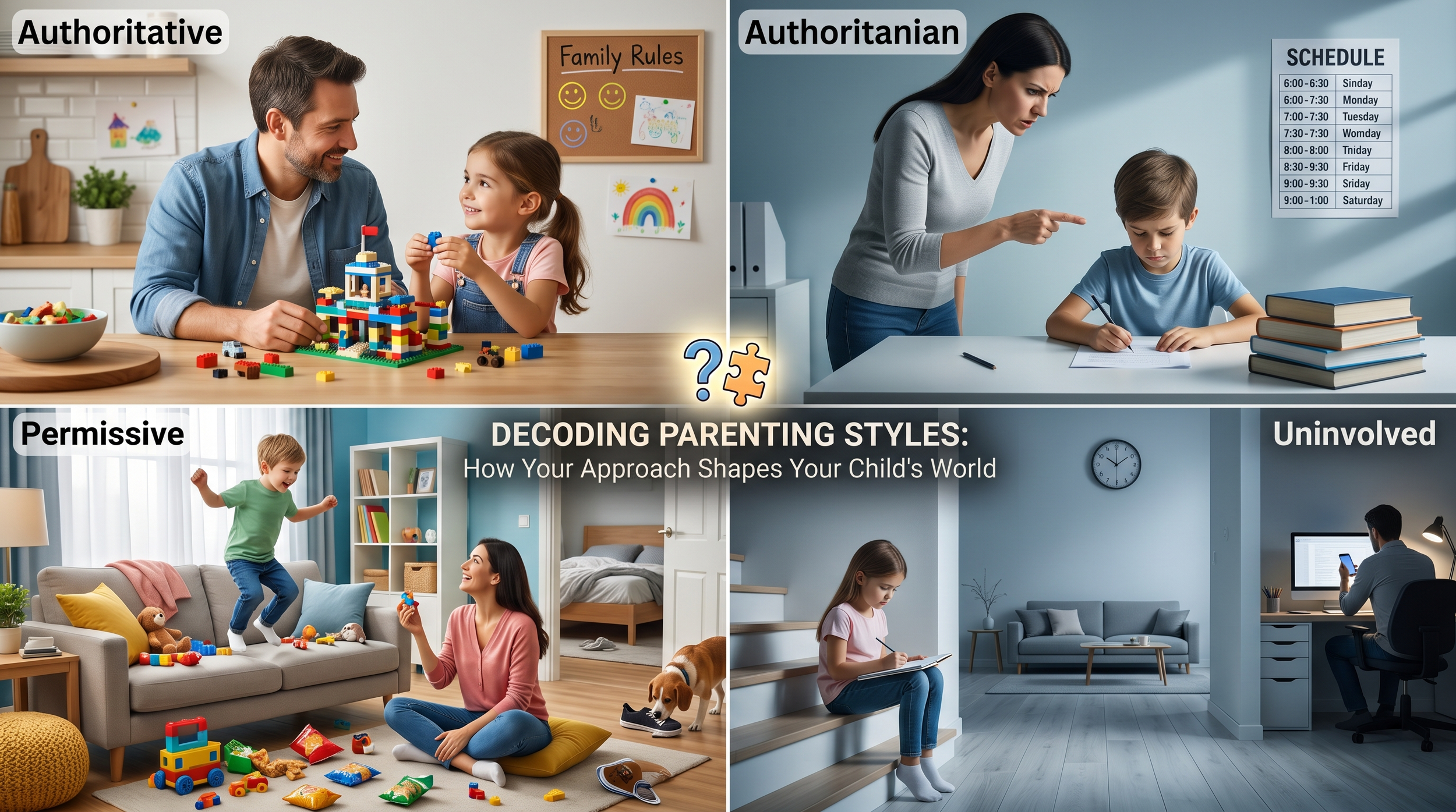 Decoding Parenting Styles: How Your Approach Shapes Your Child's World