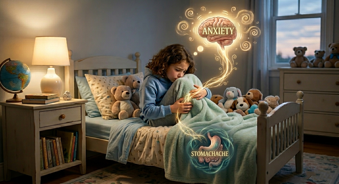 Why Your Anxious Child Always Has a Stomachache: The Science Behind the Gut-Brain Connection