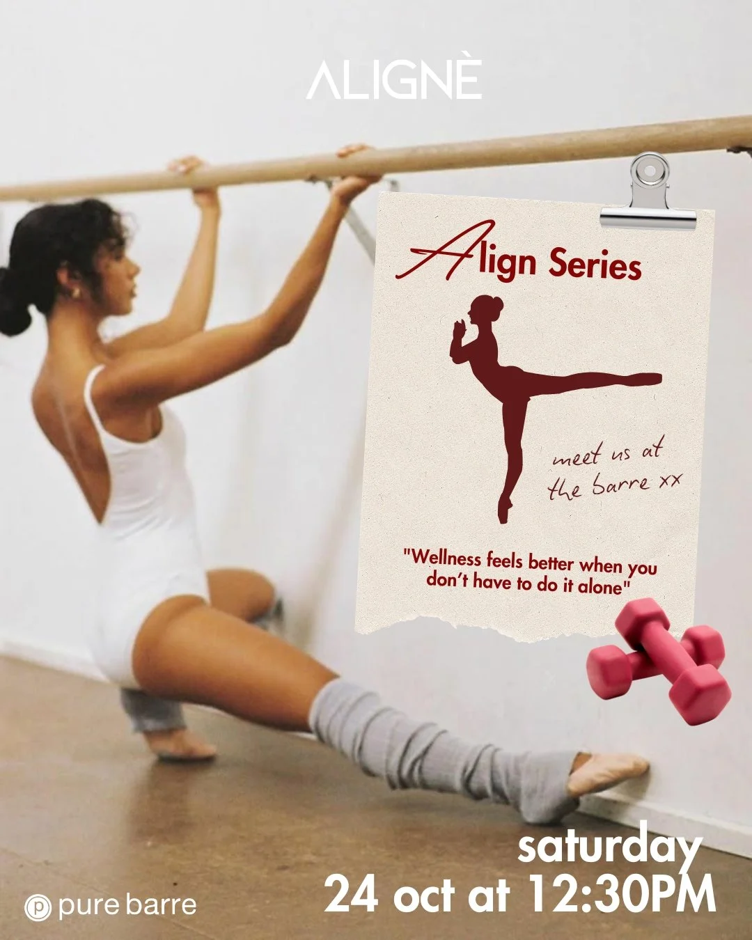 ALIGNÈ x PURE BARRE THE ALIGN SERIES