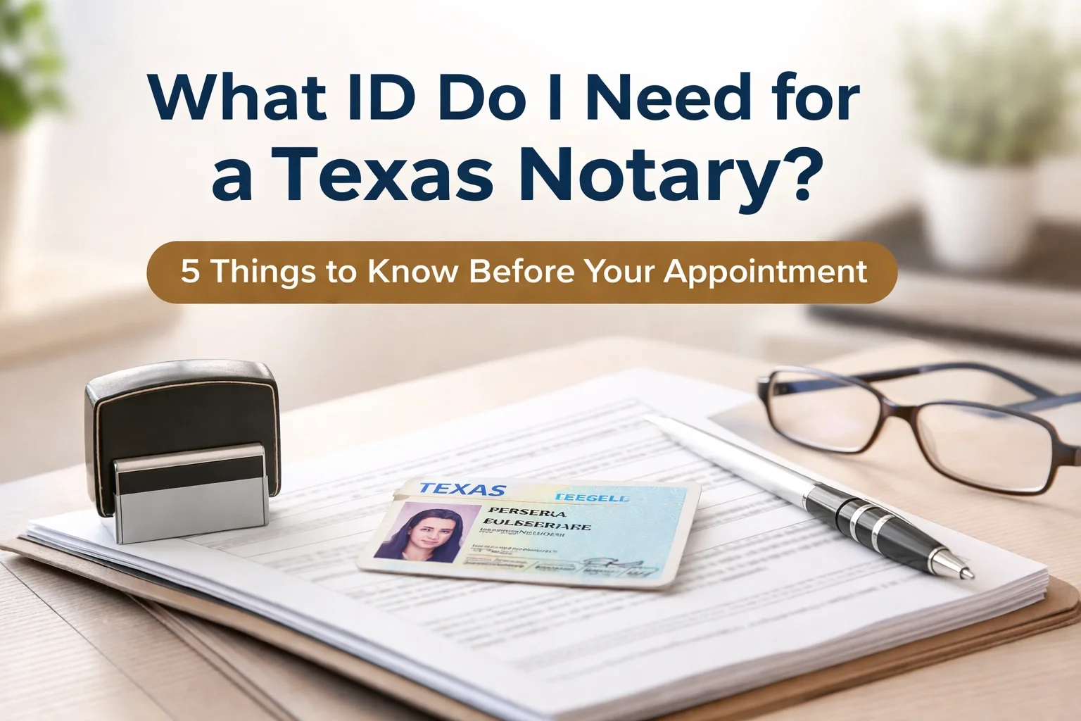What ID Do I Need for a Texas Notary? 5 Things to Know Before Your Appointment
