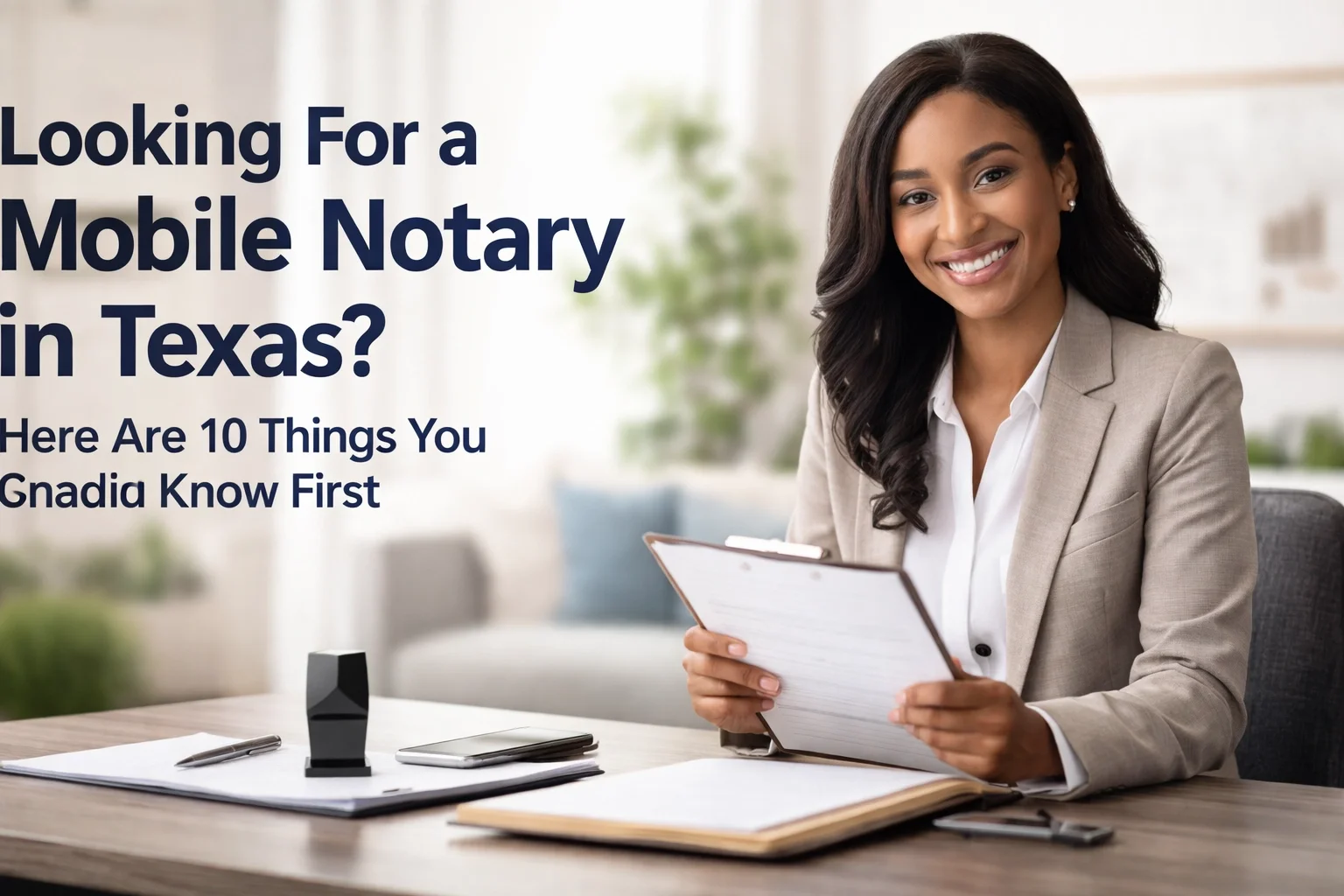 Looking For a Mobile Notary in Texas? Here Are 10 Things You Should Know First