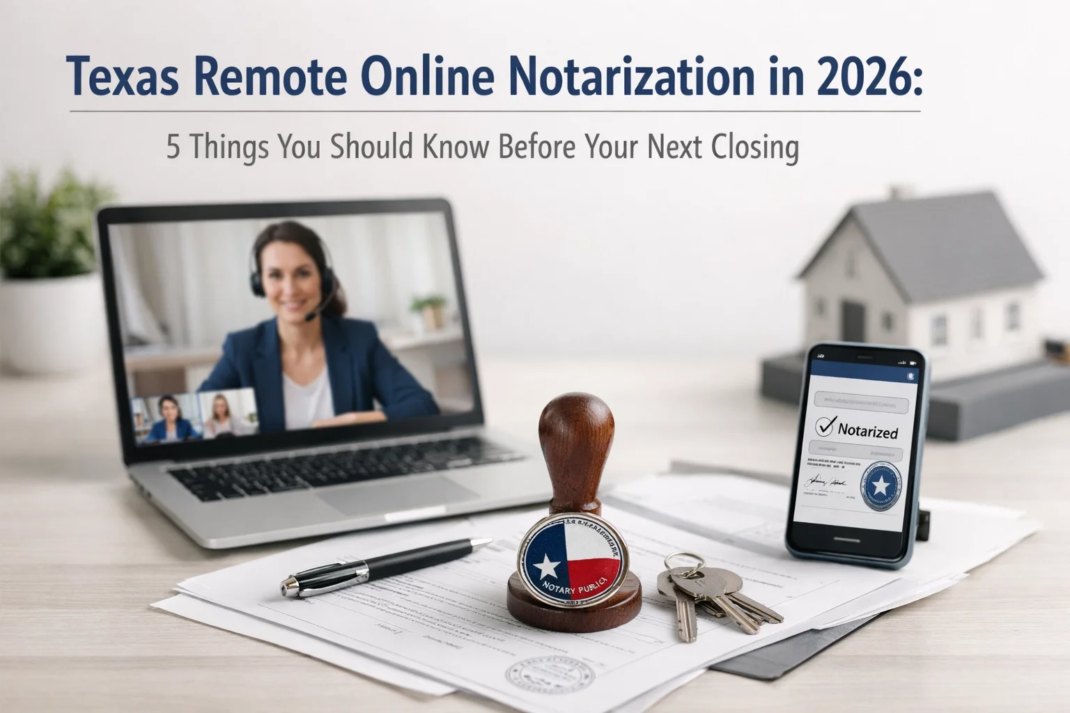 Texas Remote Online Notarization in 2026: 5 Things You Should Know Before Your Next Closing
