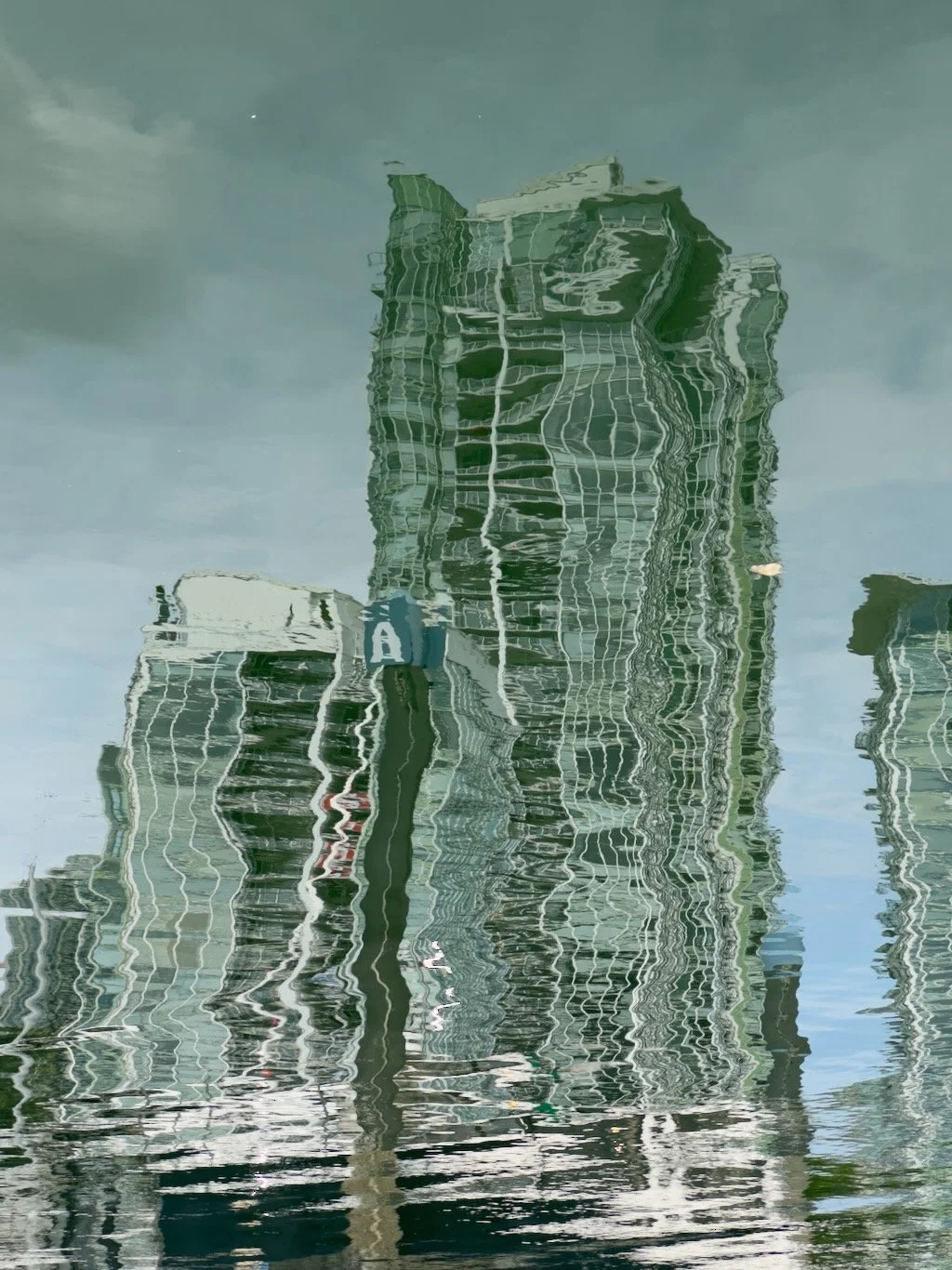 Vancouver Reflections "Yale Town " Brushed Aluminium Fine Art Print