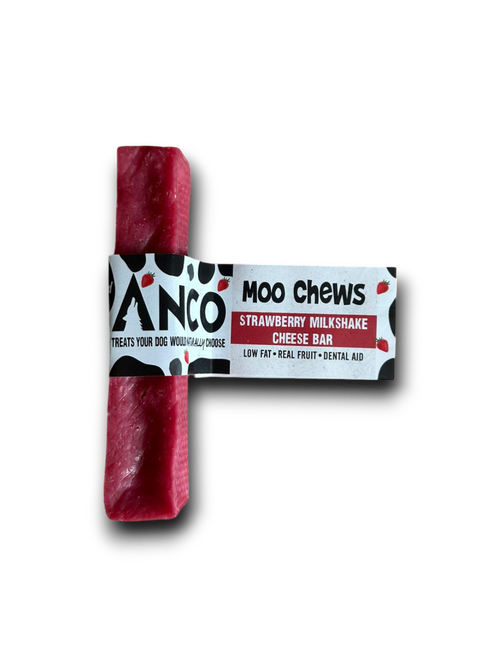 Anco Moo Chew Strawberry Milkshake Cheese Bar Large