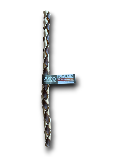 Anco Naturals Giant Beef and Camel Braided Roll
