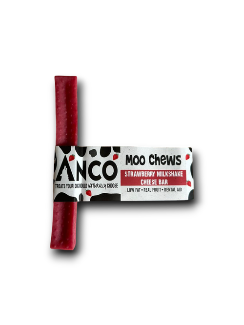 Anco Moo Chew Strawberry Milkshake Cheese Bar Medium