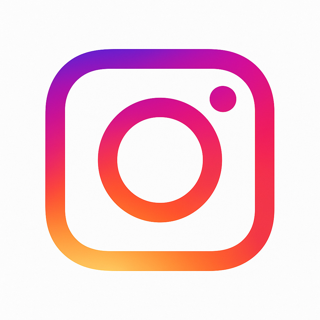 Logo di Instagram con colori sfumati