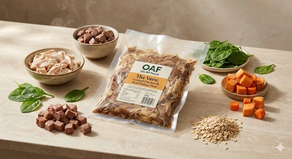 The Vers: Cooked Chicken & Beef Kidney Meal [Size Queen - Bulk]