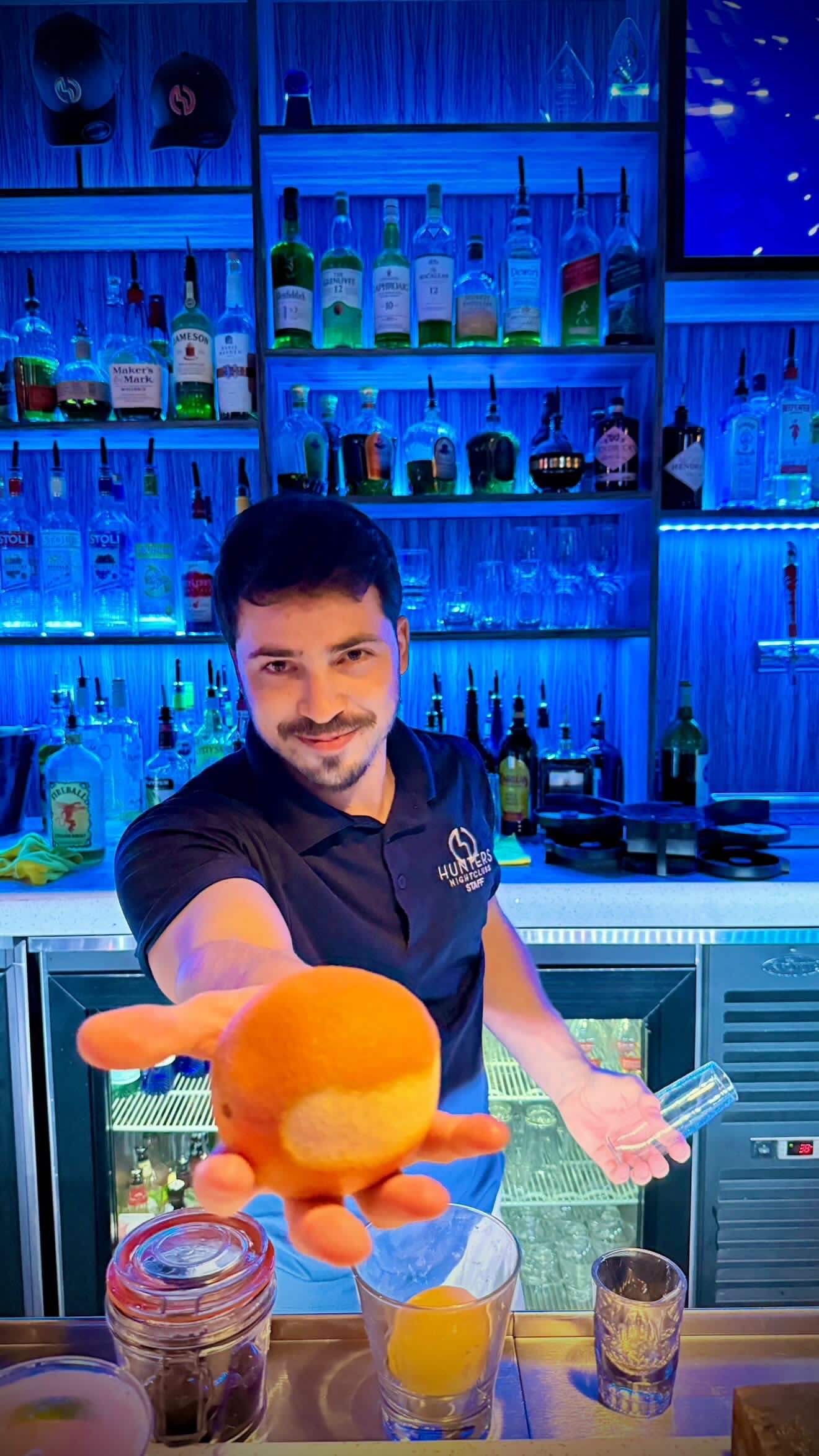 Meet Vinny at the dance floor bar at Hunters