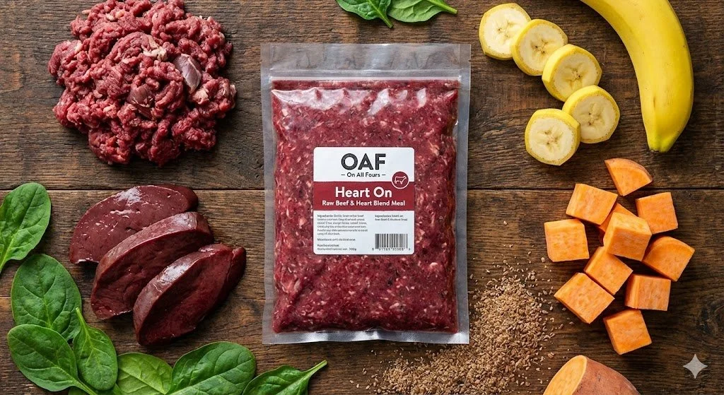 Heart On: Raw Beef & Heart Blend Meal [Just the Tip - 16oz]