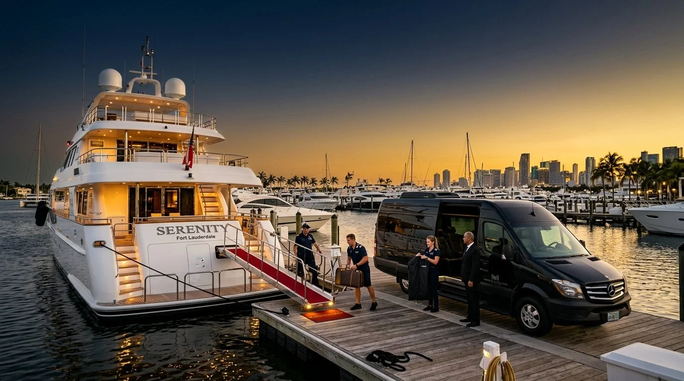 Yacht Crew Transfers in South Florida: Port Logistics Done Right