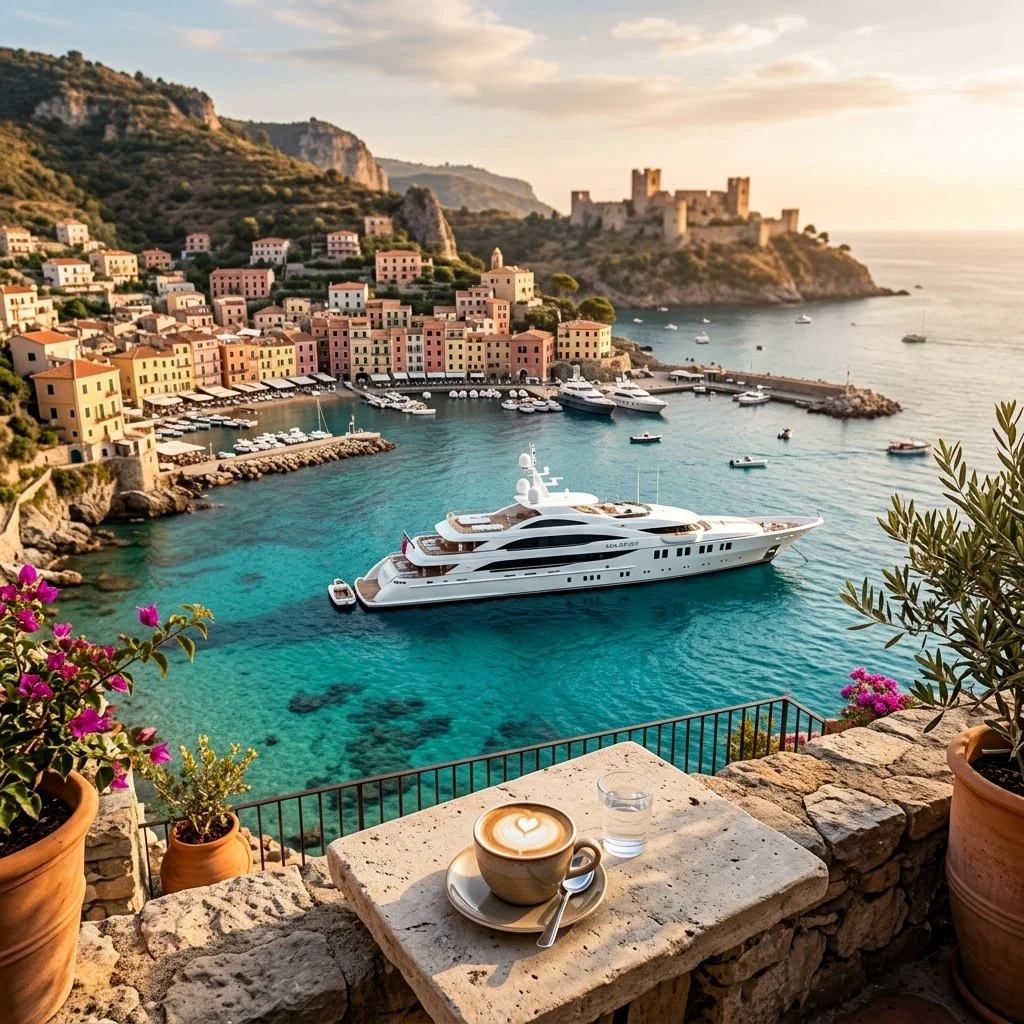 The World’s First Five-Star Superyacht Sails the Mediterranean