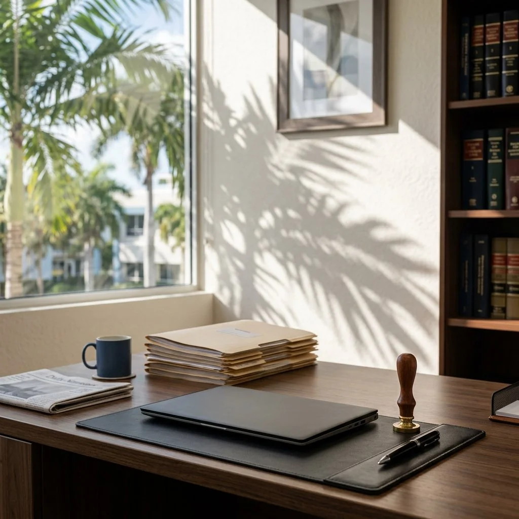 What a Corporate Notary Retainer Actually Covers for FL Firms