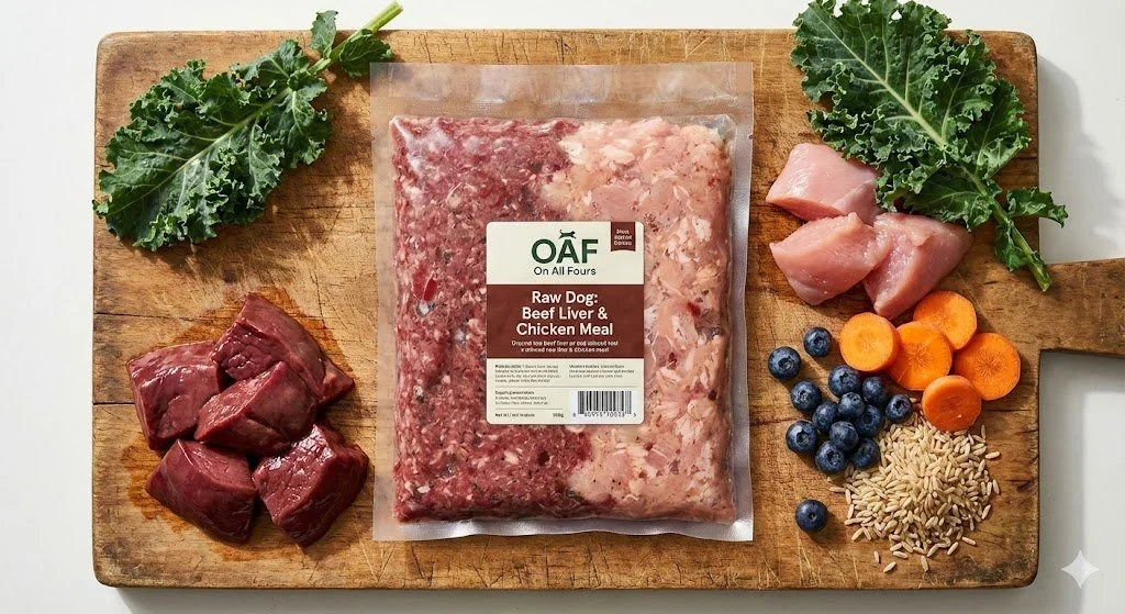 Raw Dog: Beef Liver & Chicken Meal [Size Queen - Bulk]