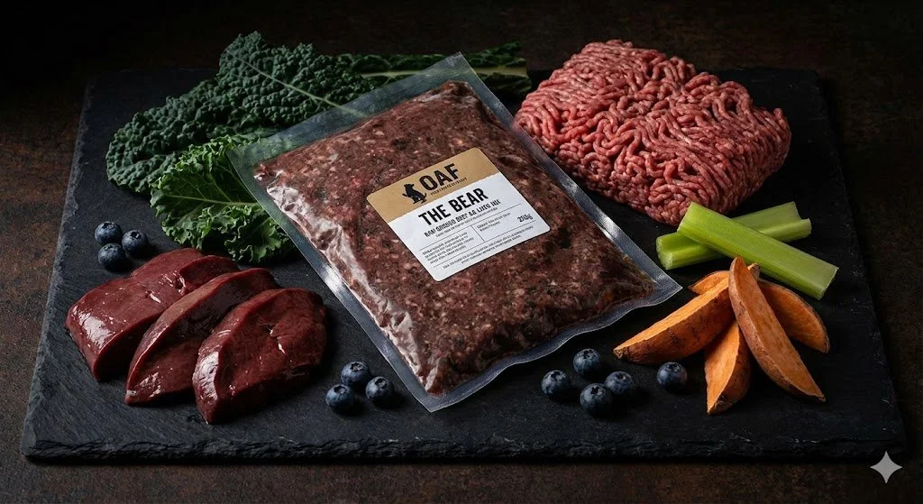 The Bear: Raw Ground Beef & Liver Meal [Just the Tip - 16oz]