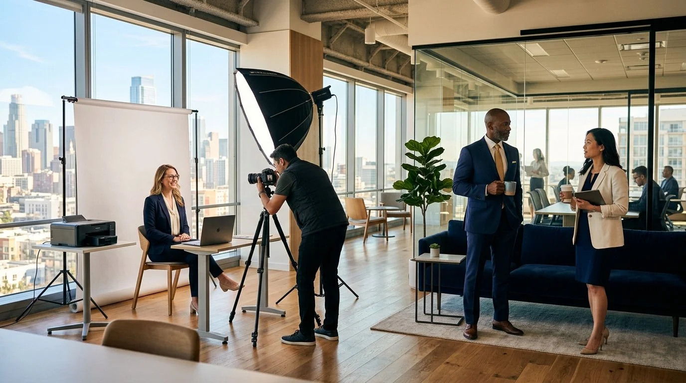 Corporate Mobile Passport Shoot