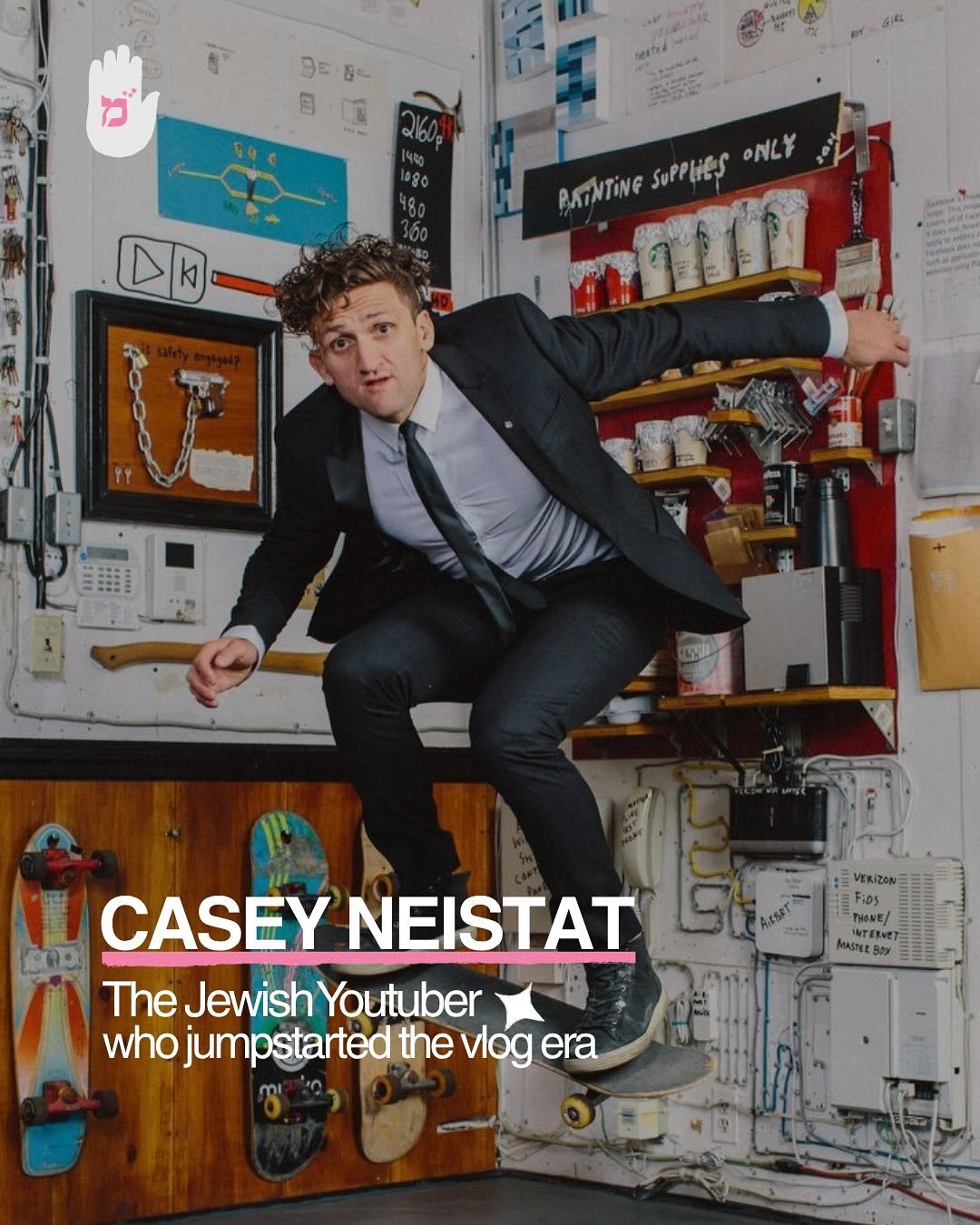 On voulait vous parler de notre YouTuber juif pr&eacute;f&eacute;r&eacute;, Casey Neistat ! Il fait partie des premiers &agrave; avoir transform&eacute; le vlog en v&eacute;ritable forme d&rsquo;expression, en y apportant de la structure, de l&rsquo;