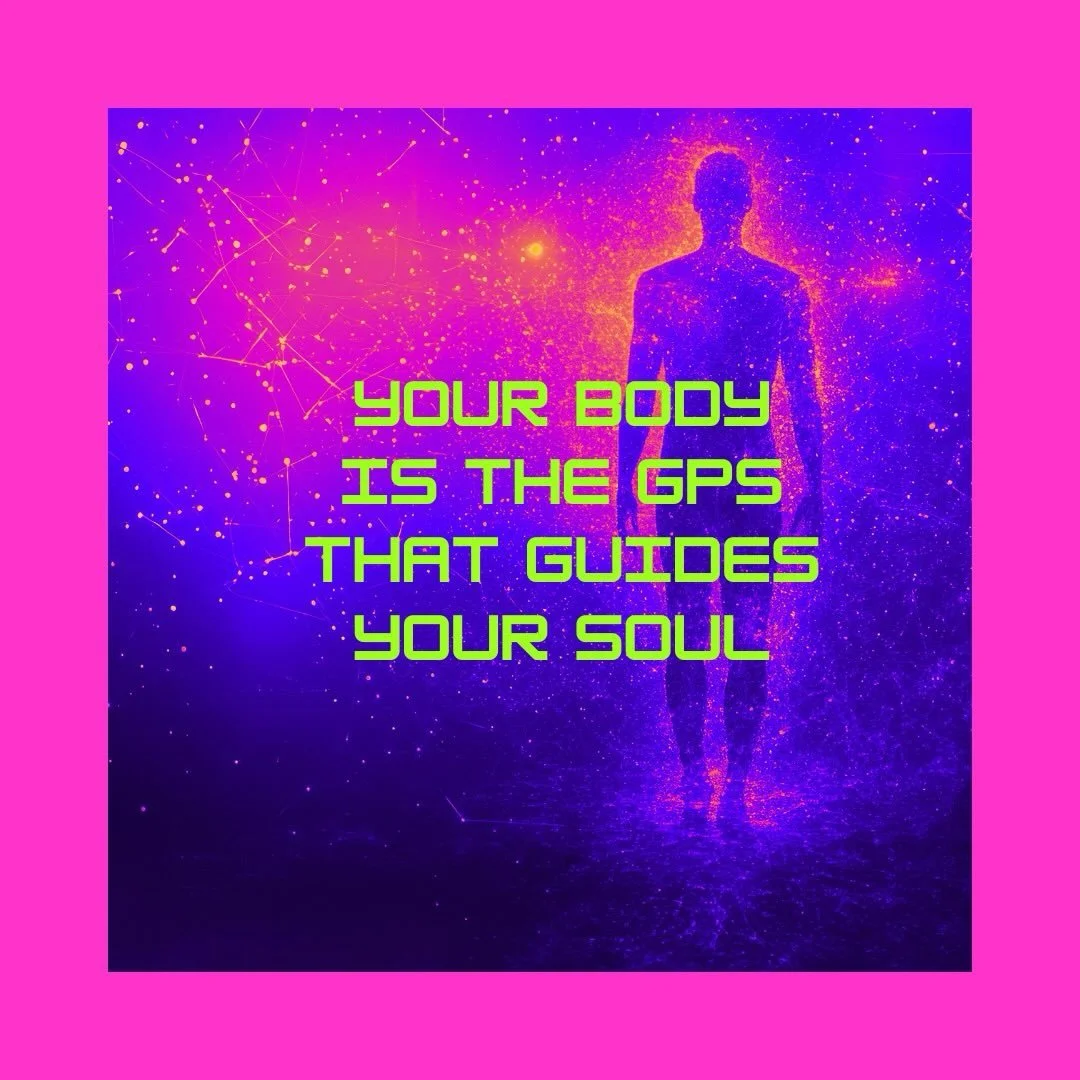 Your body is not the obstacle. It&rsquo;s the instrument. The GPS. The guidance system your soul chose for this lifetime.
It speaks constantly&mdash;through sensation, energy, exhaustion, excitement, fear, tightness, aliveness. But most of us were co