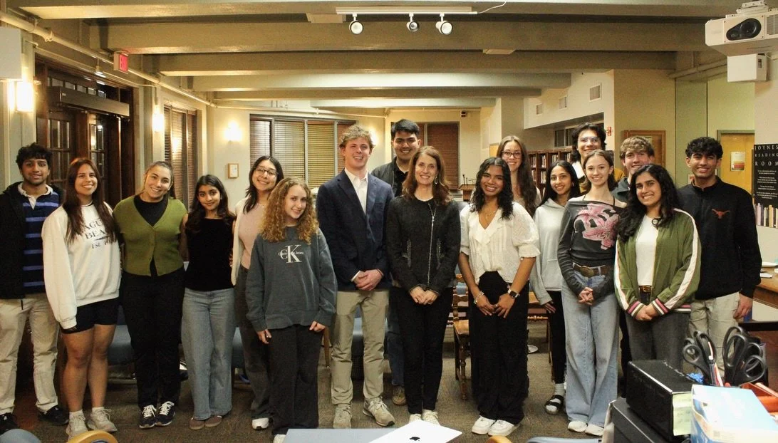 Thank you to the Plan II Students&rsquo; Association at UT Austin for having me speak at their Slices of Wisdom yesterday! Meeting students from all backgrounds and hearing their concerns and stories is so important to me personally as a Longhorn mom